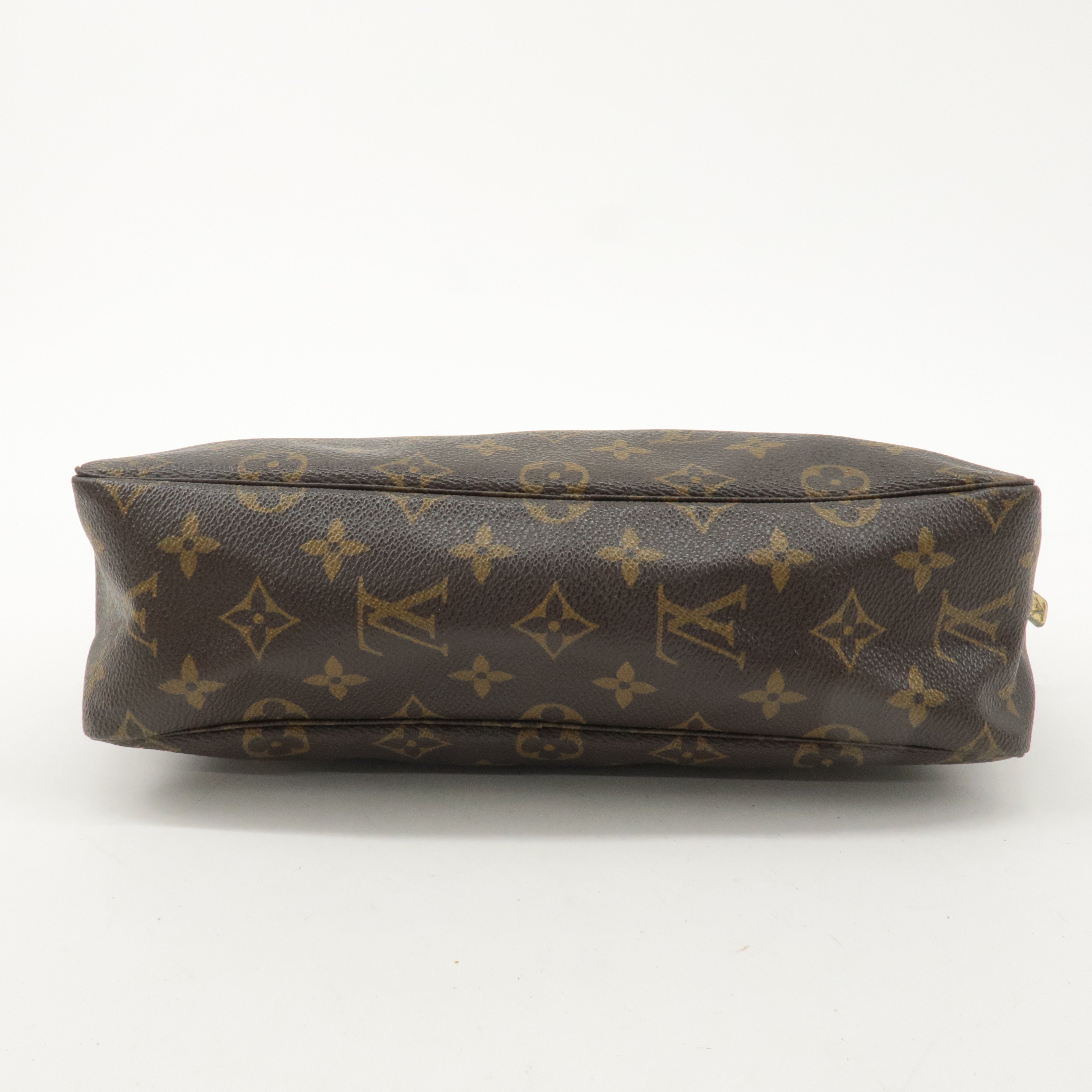 Louis Vuitton Monogram Trousse Toilette 28 Pouch Brown M47522