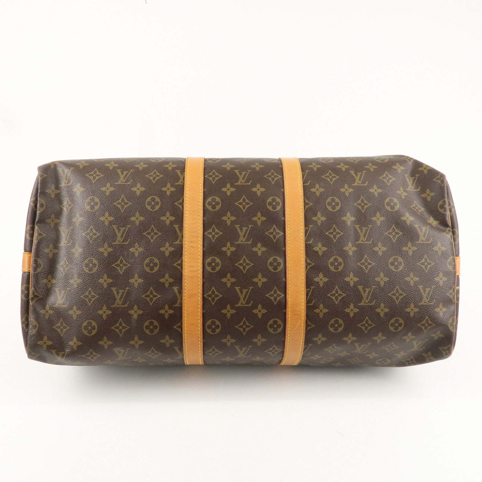 Louis Vuitton Monogram Keep All Bandouliere 55 Boston Bag M41414