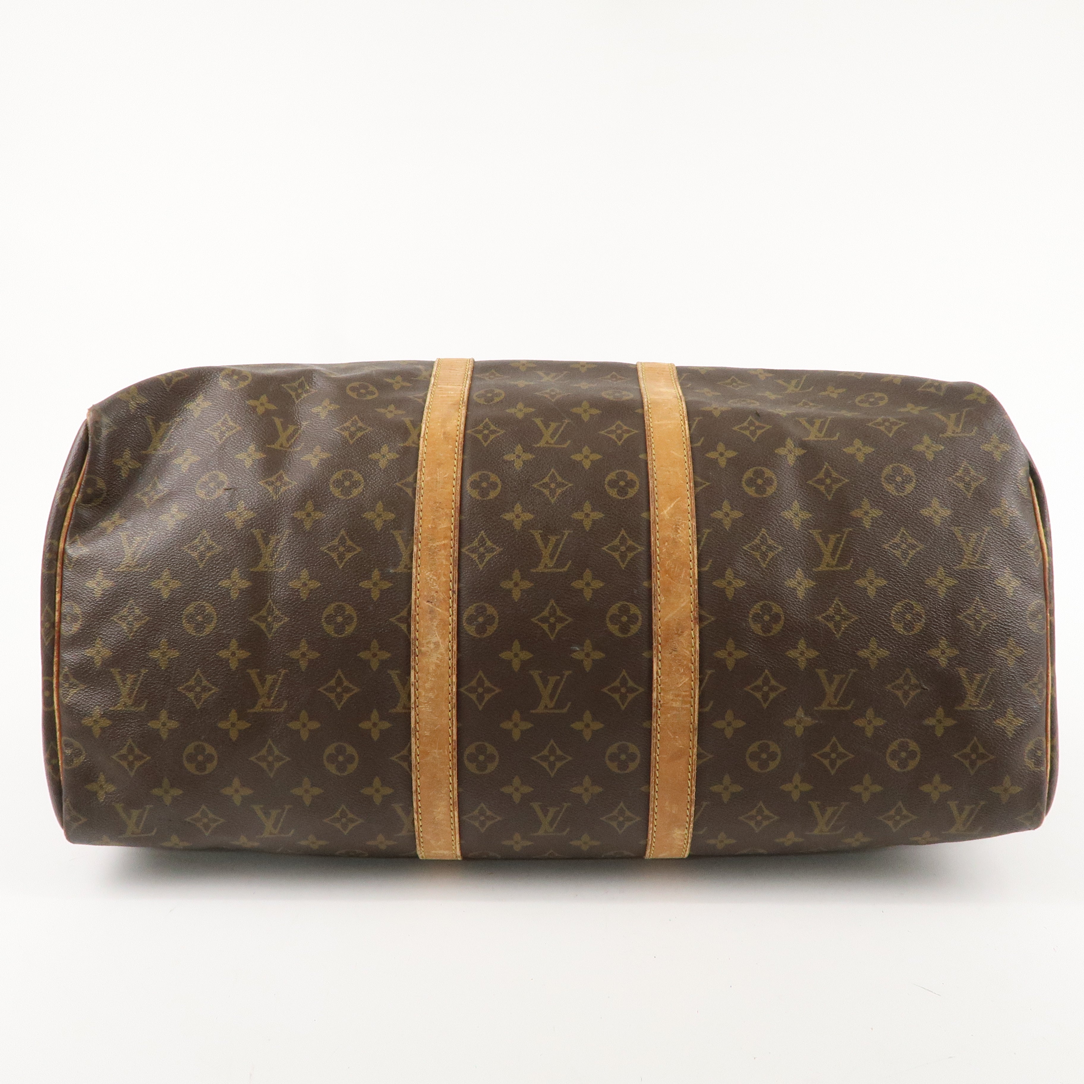 Louis Vuitton Monogram Keep All 55 Boston Bag Brown M41424