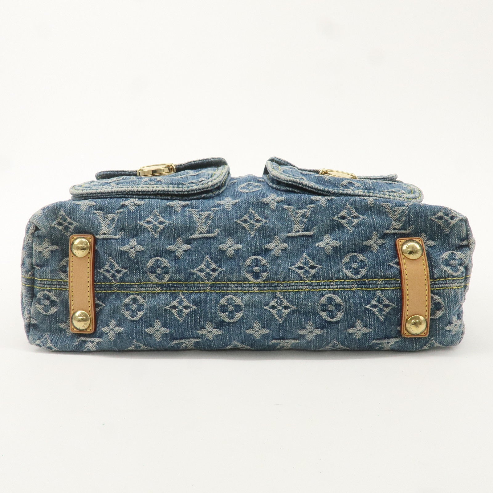 Louis Vuitton Monogram Denim Baggy GM Shoulder Bag M95048