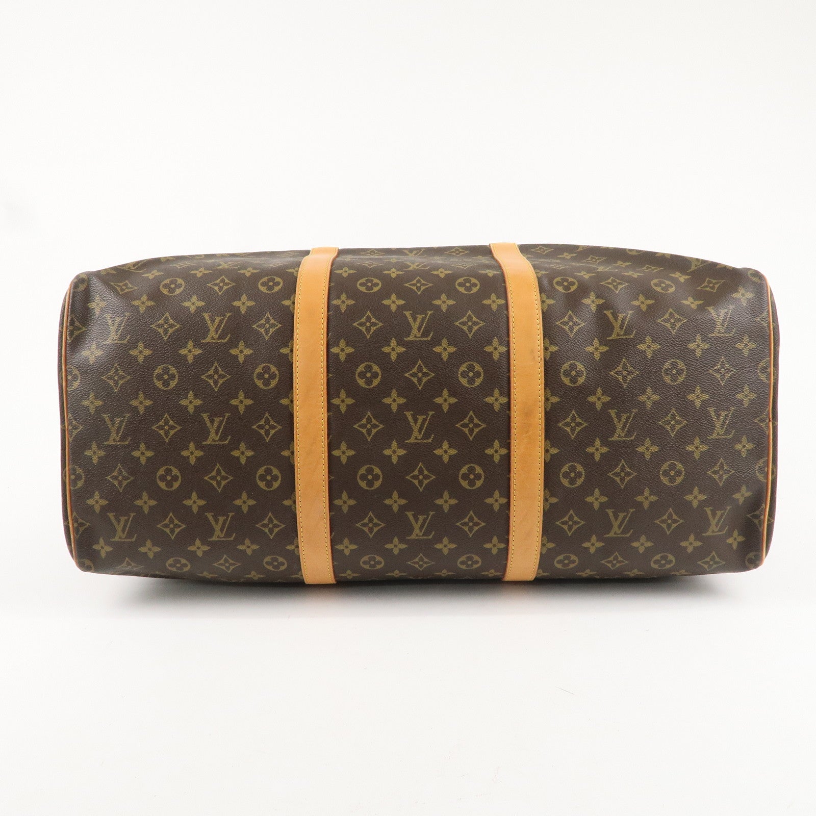 Louis Vuitton Monogram Sac Souple 55 Boston Bag Brown M41622