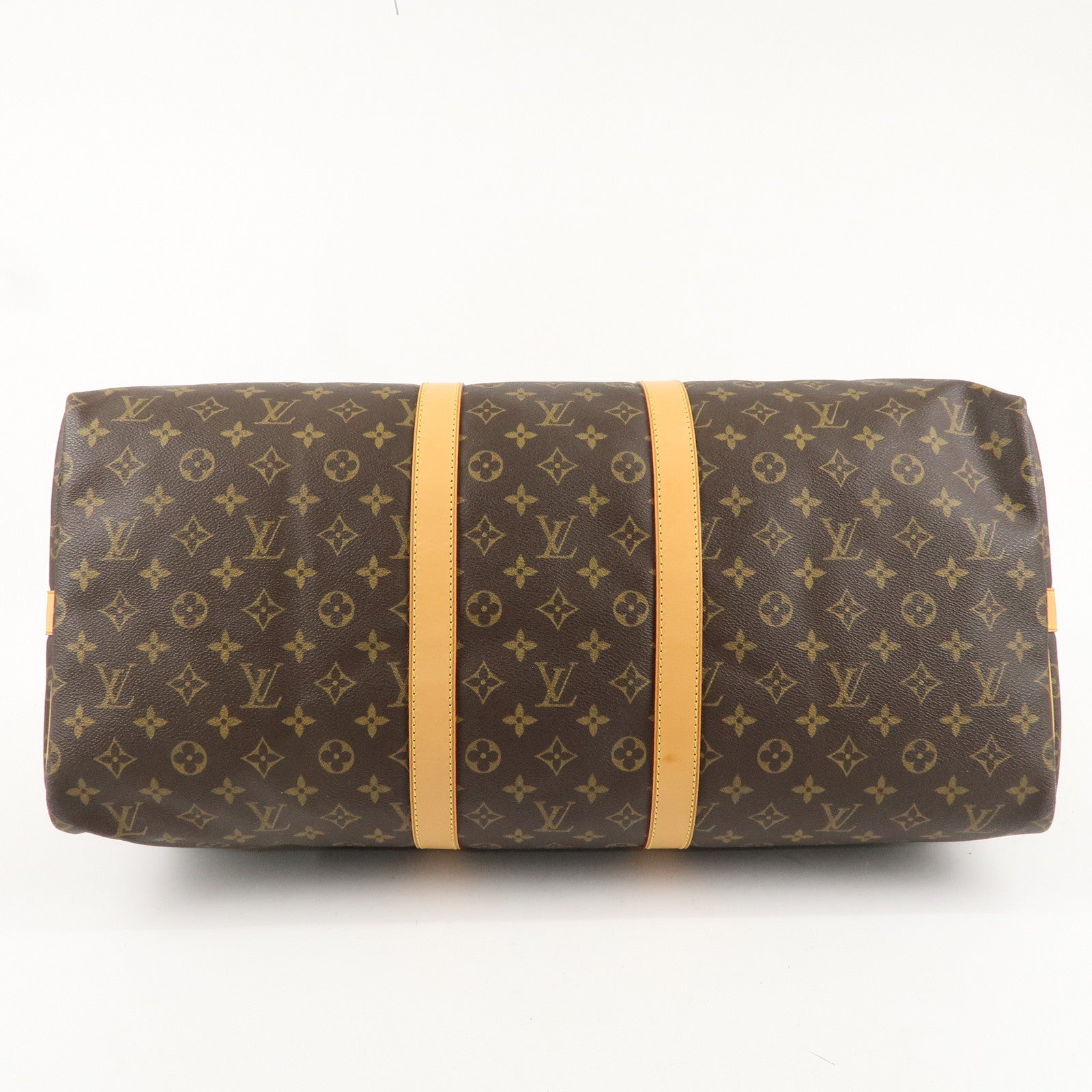 Louis Vuitton Monogram Keep All Bandouliere 55 Boston Bag M41414