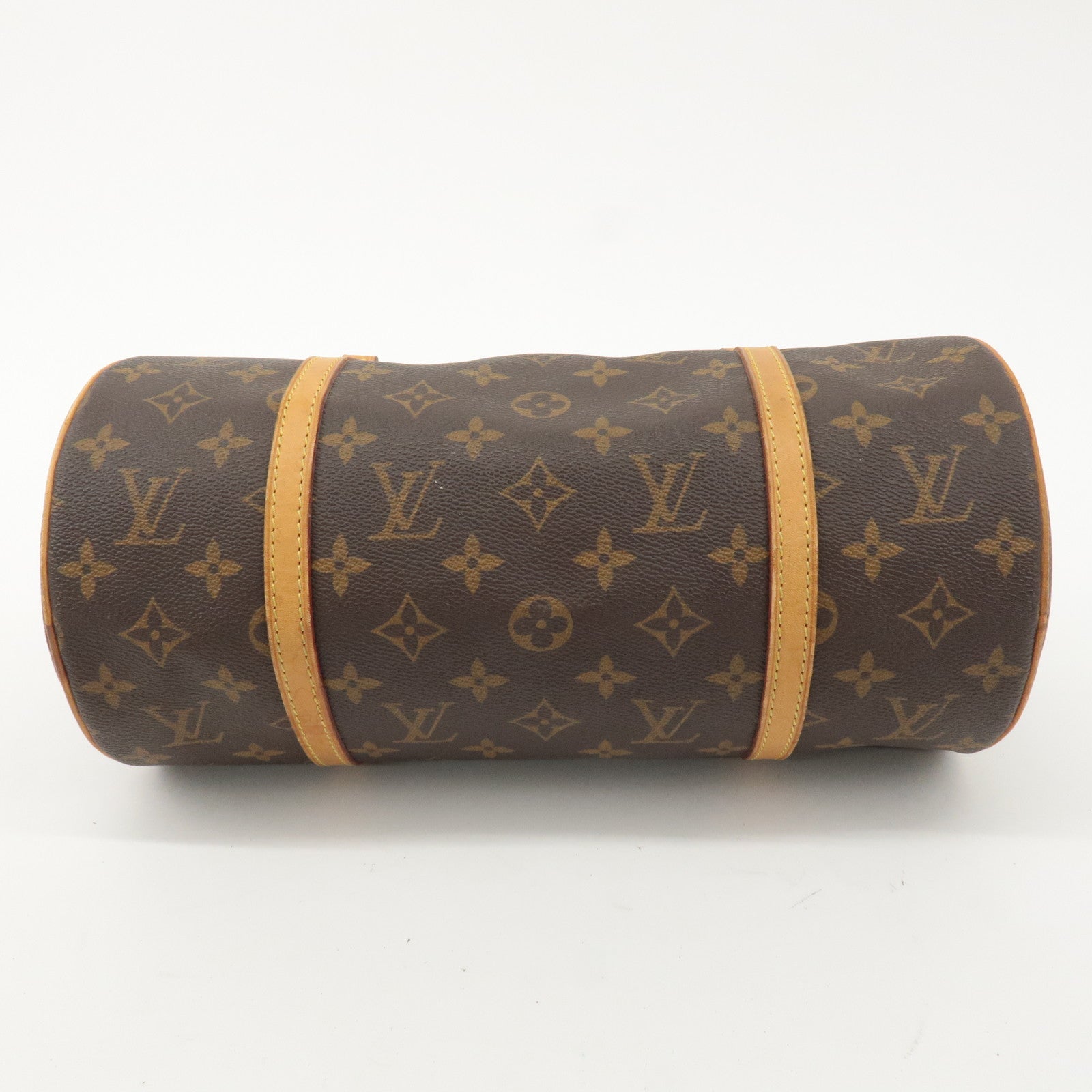 Louis Vuitton Monogram Papillon 30 Hand Bag New Style Brown M51385