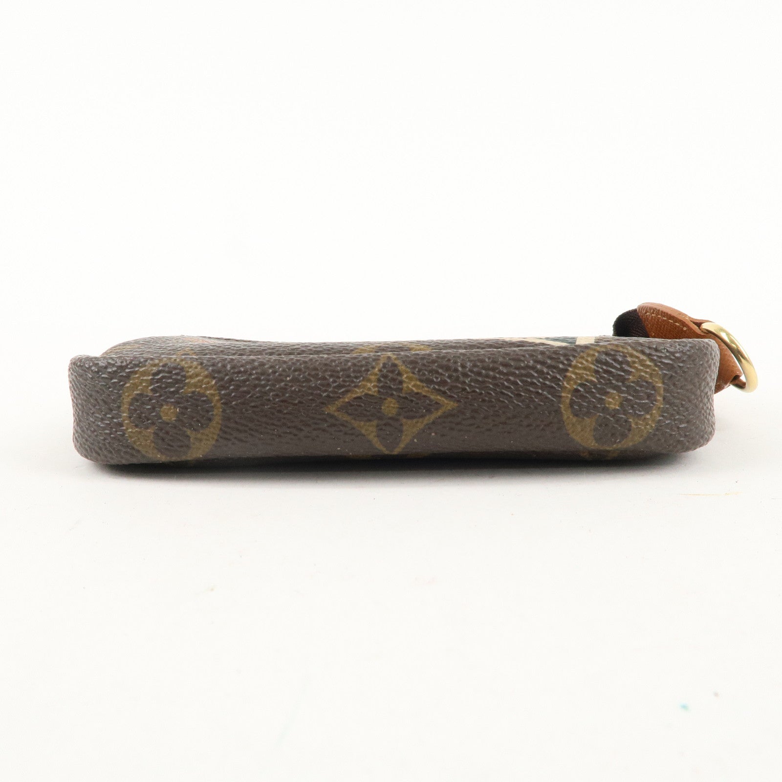 Louis Vuitton Monogram Label Collection Trousse Cles Brown M63800