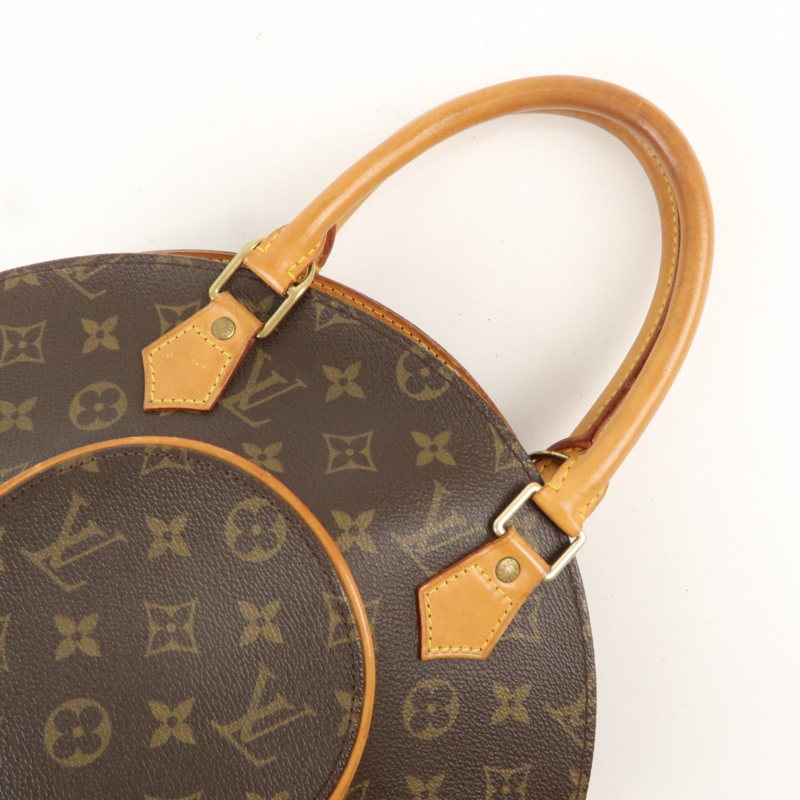 Louis Vuitton Monogram Ellipse PM Hand Bag Brown M51127