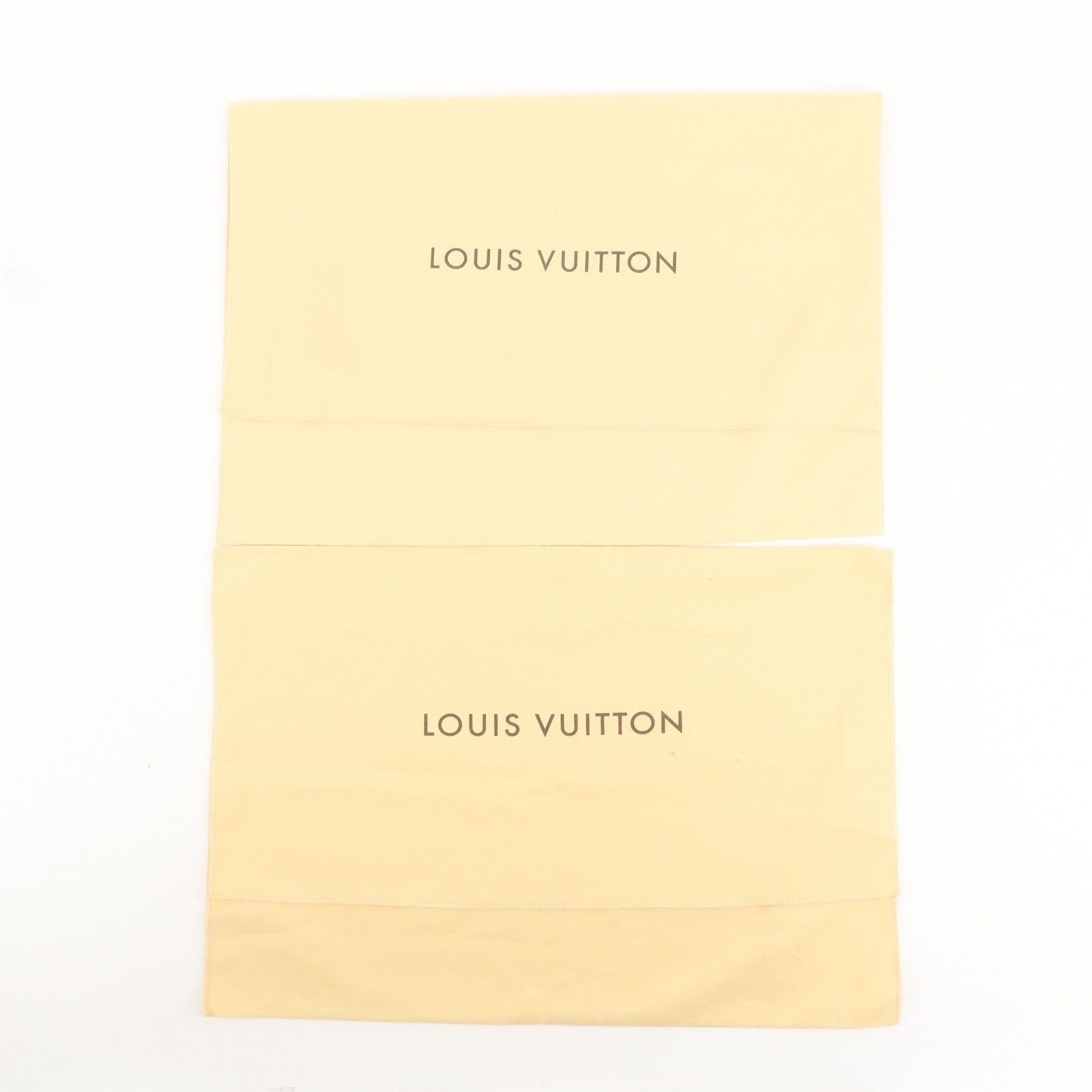 Louis Vuitton Set of 10 Storage Bag Dust Bag Flap Type Beige