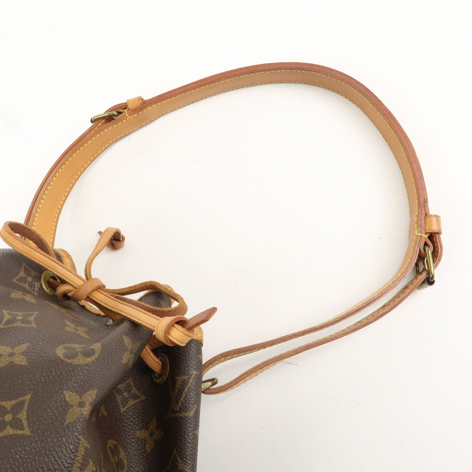 Louis Vuitton Monogram Petit Noe Shoulder Bag Brown M42226