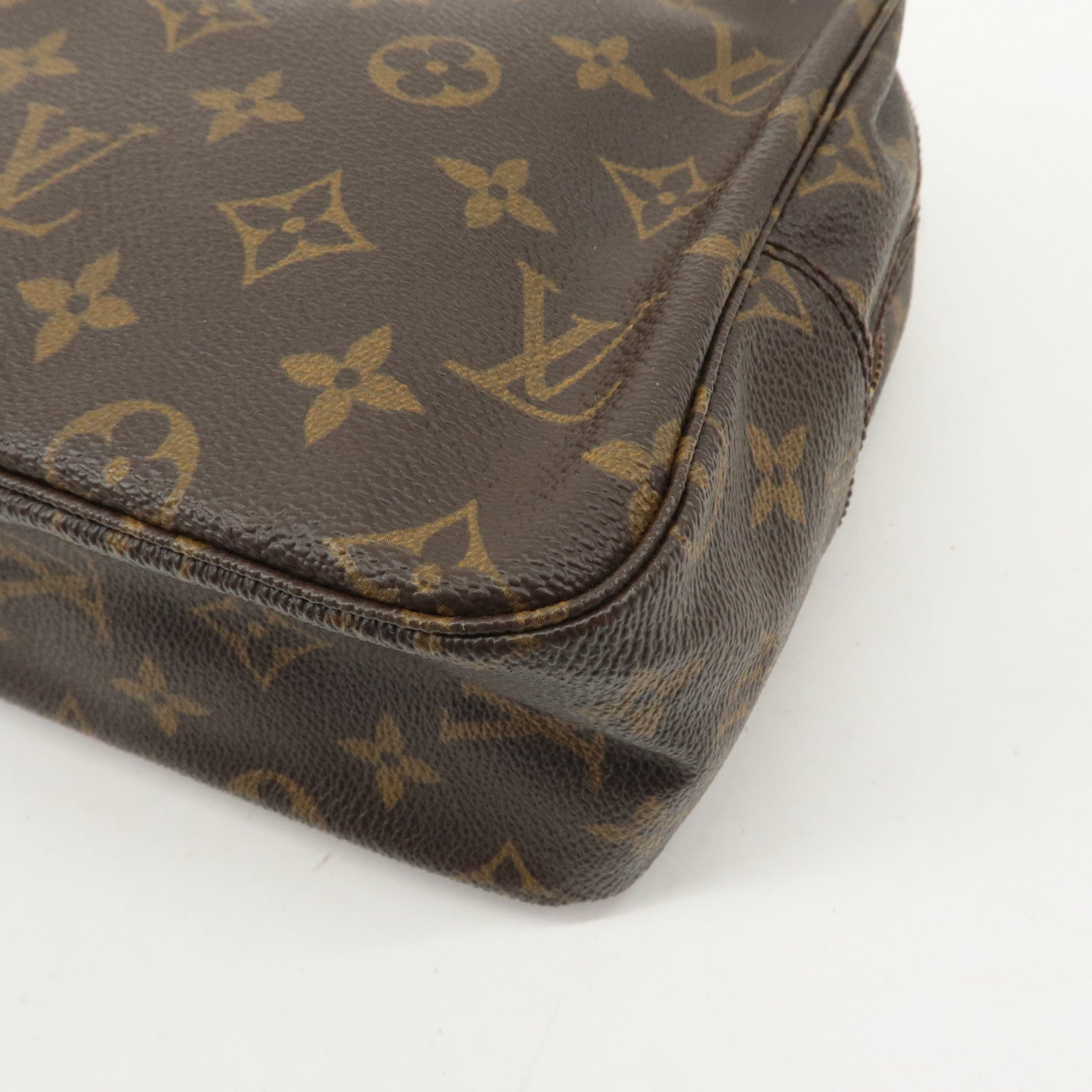 Louis Vuitton Monogram Trousse Toilette 28 Pouch Brown M47522