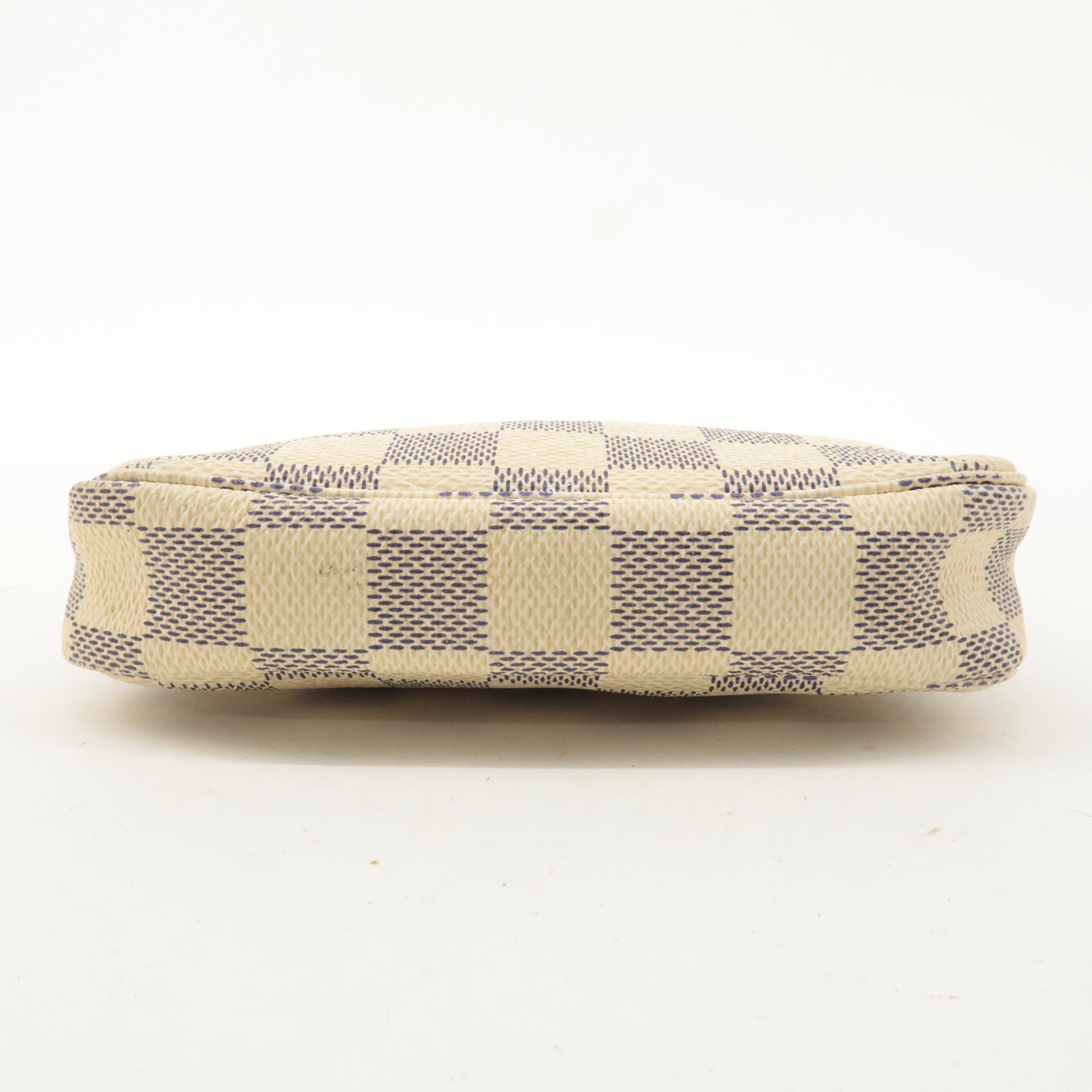 Louis Vuitton Damier Azur Mini Pochette Accessoires Pouch N58010