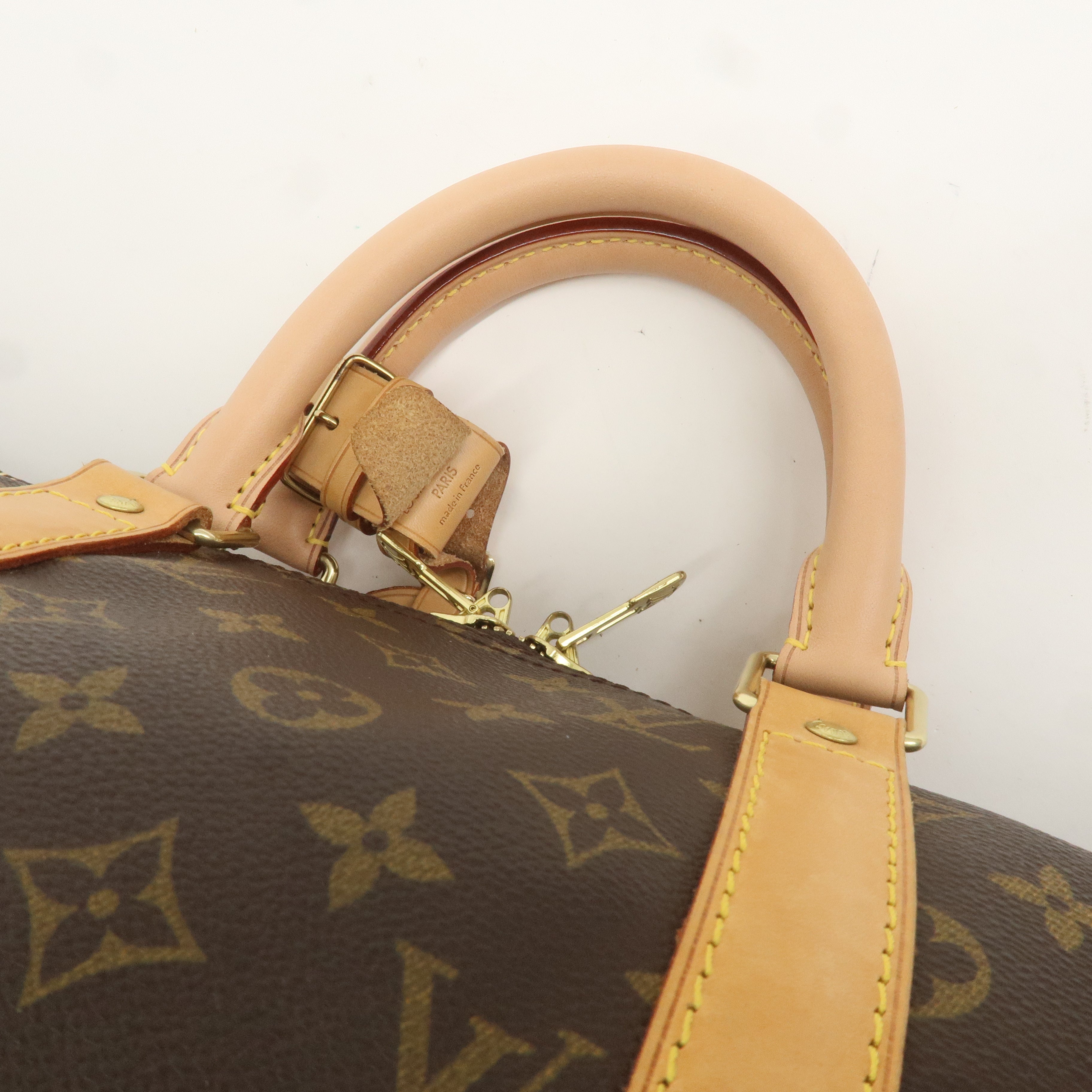 Louis Vuitton Monogram Keep All Bandouliere 50 Boston Bag M41416