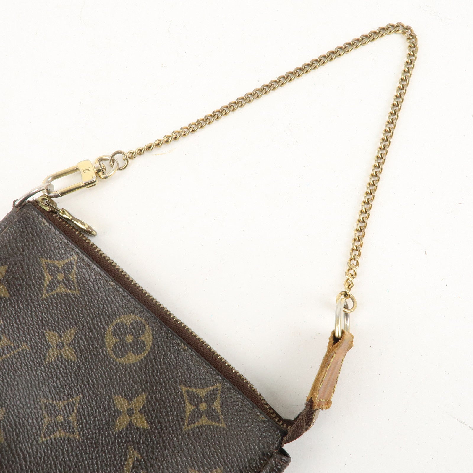 Louis Vuitton Monogram Mini Pochette Accessoires Brown M58009