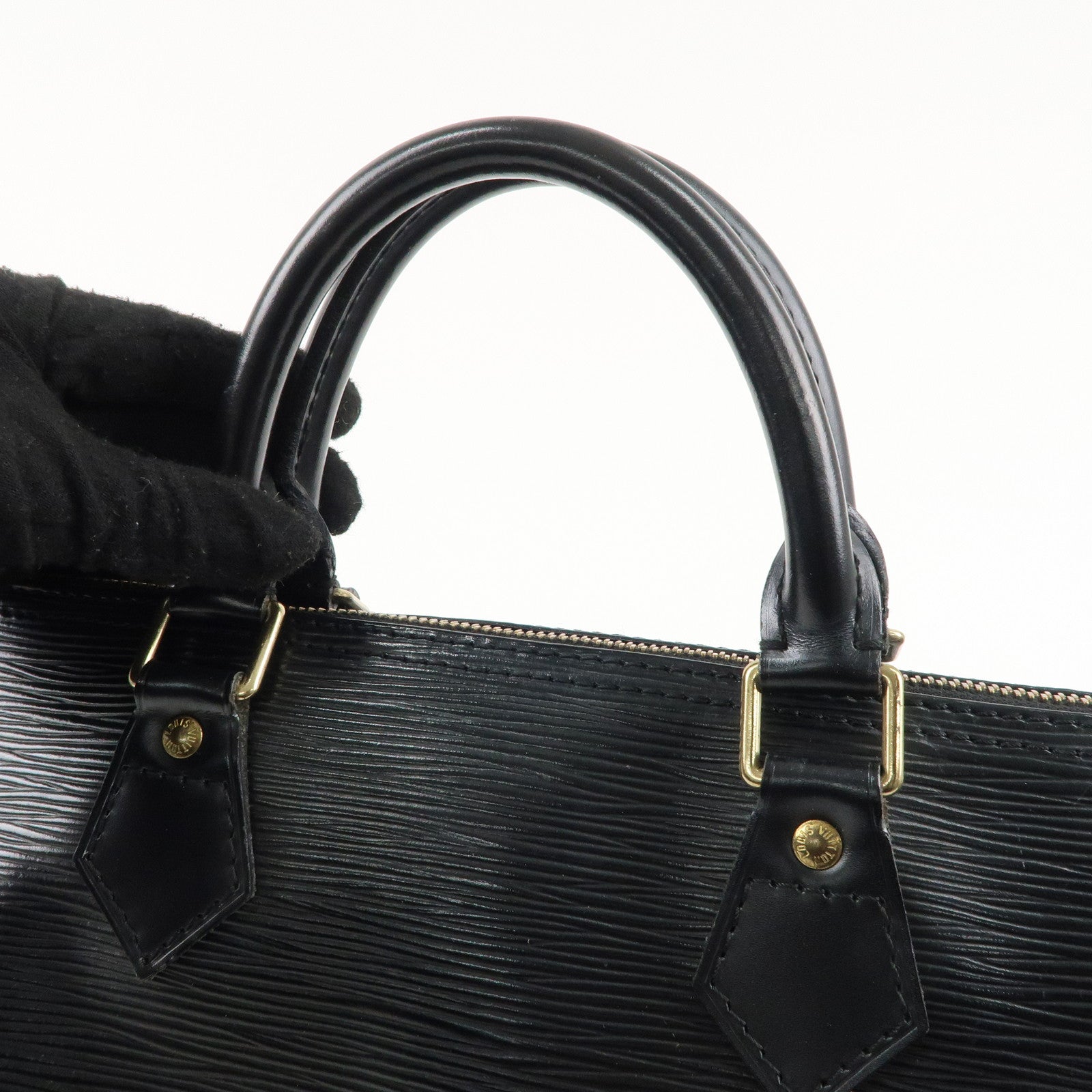 Louis Vuitton Epi Speedy 30 Leather Hand Bag Black Noir M59022