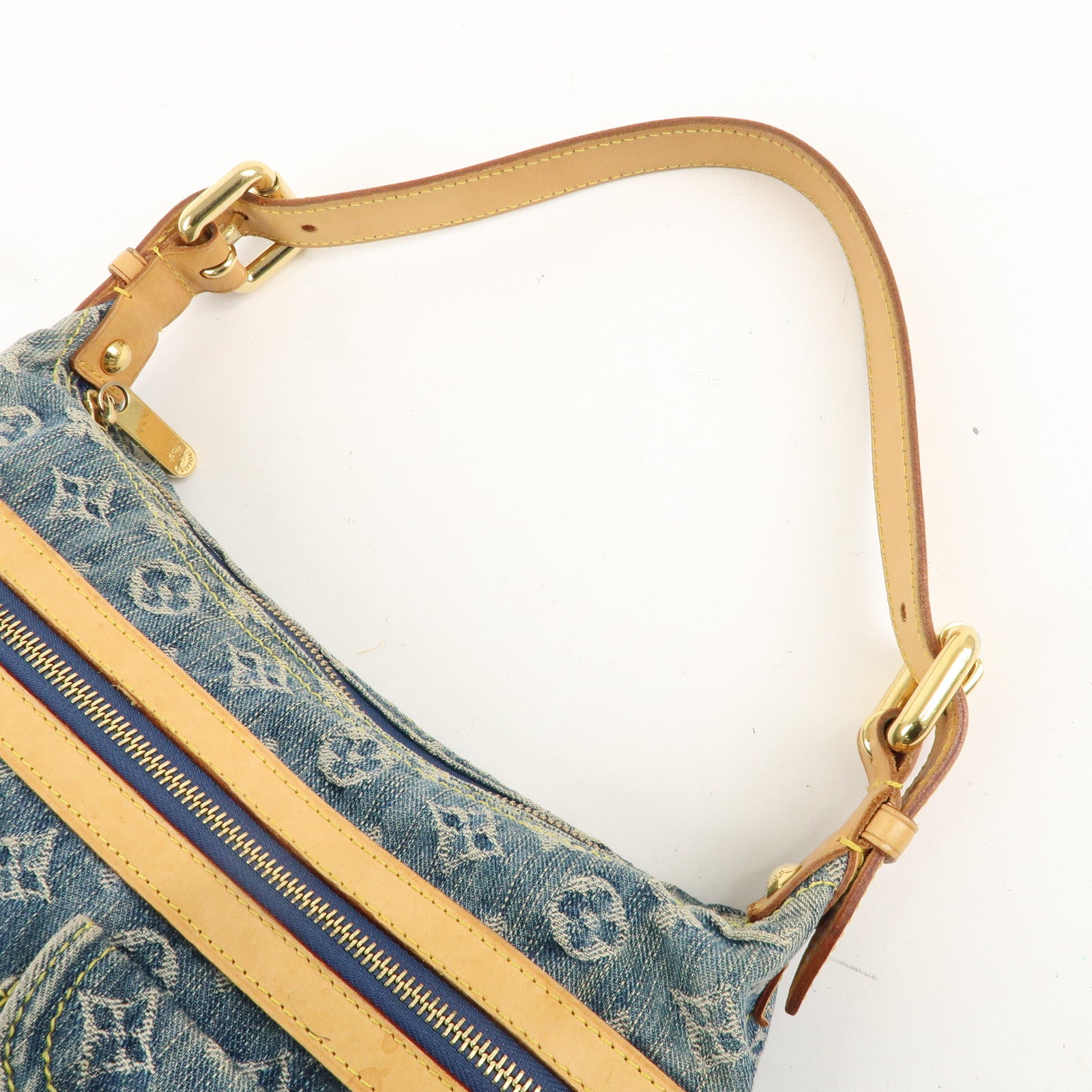 Louis Vuitton Monogram Denim Baggy PM Shoulder Bag M95049