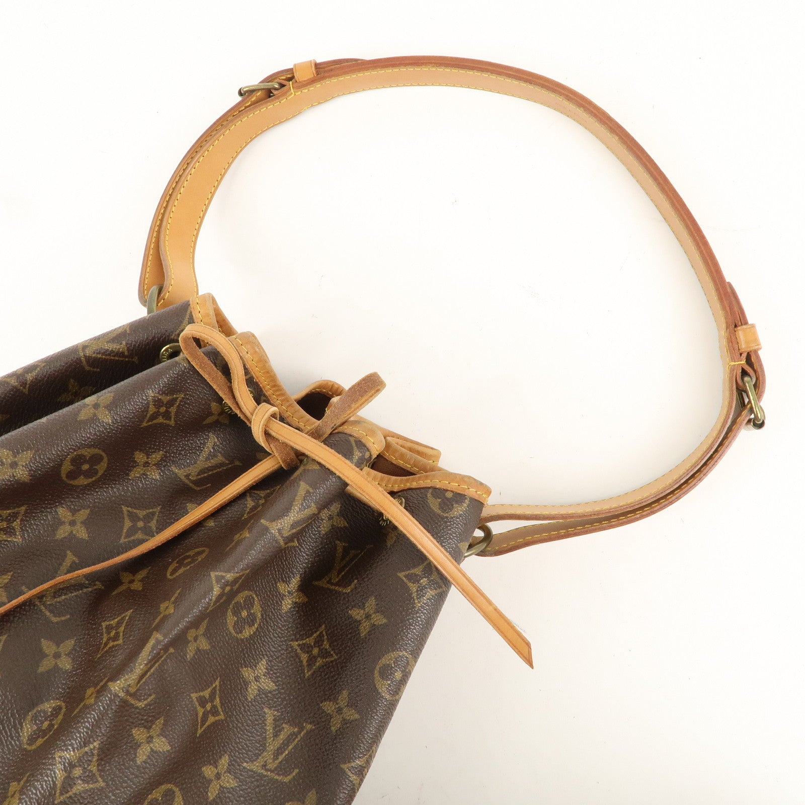 Louis Vuitton Monogram Noe Shoulder Bag Hand Bag Brown M42224