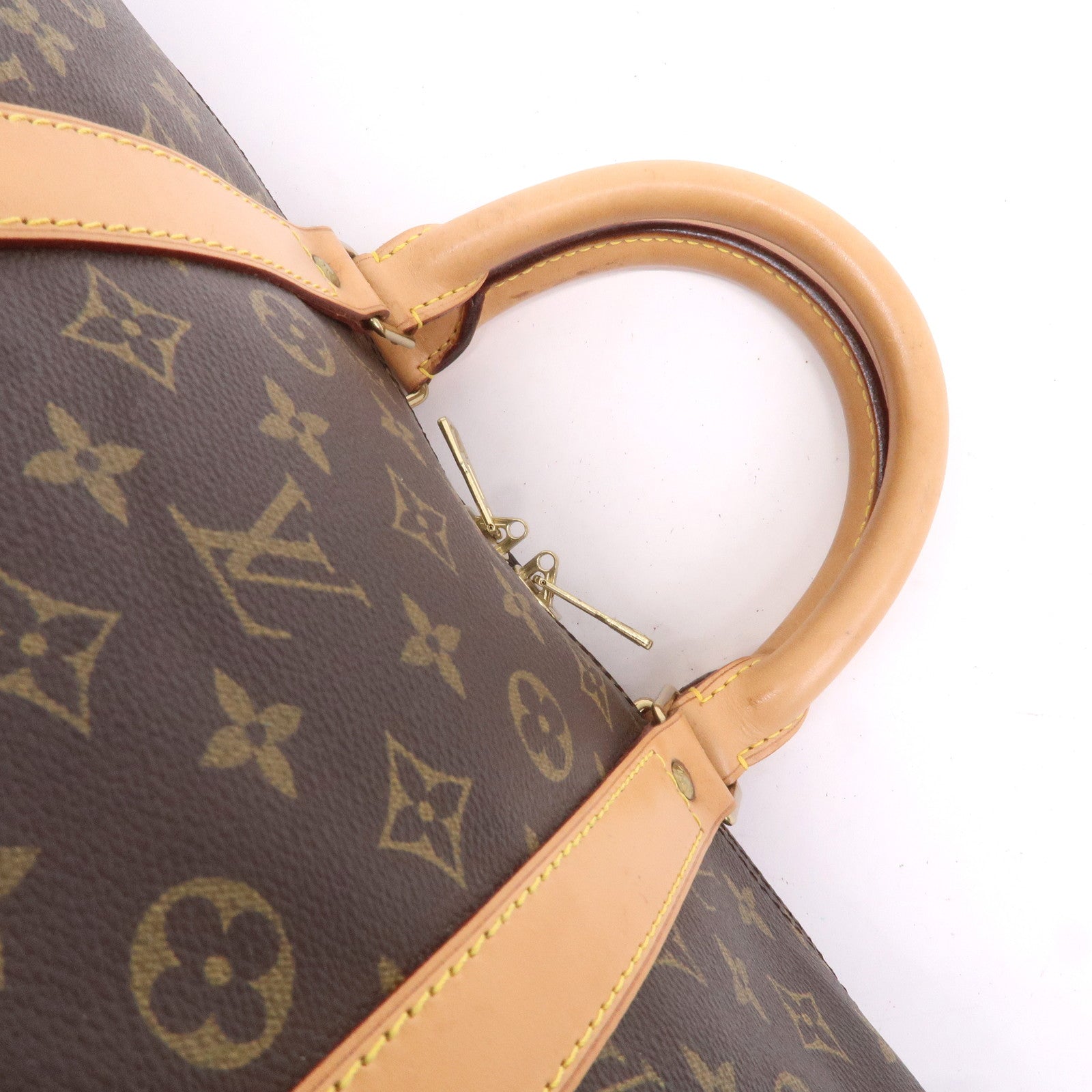 Louis Vuitton Monogram Keep All 55 Boston Bag Brown M41424