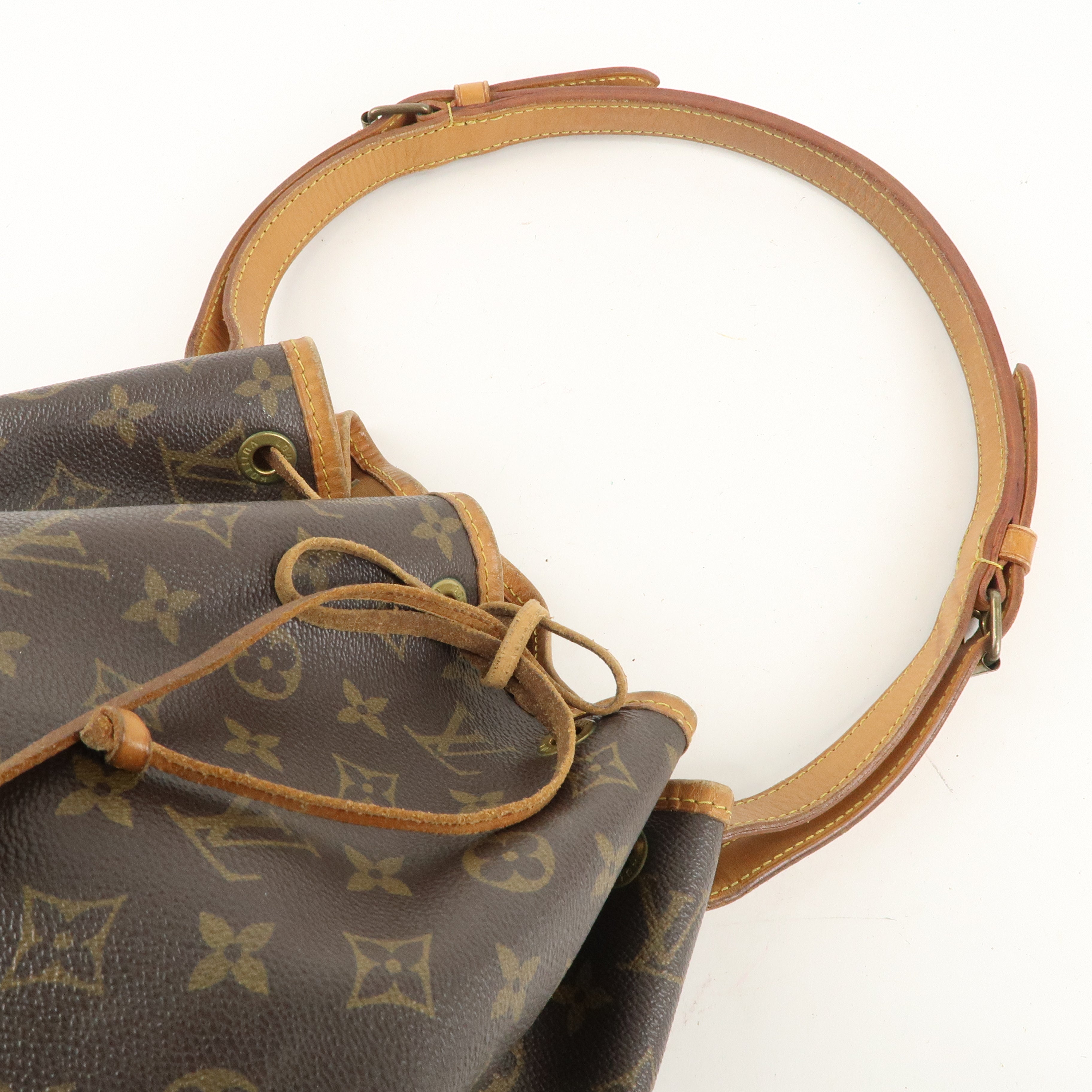 Louis Vuitton Monogram Petit Noe Shoulder Bag Brown M42226