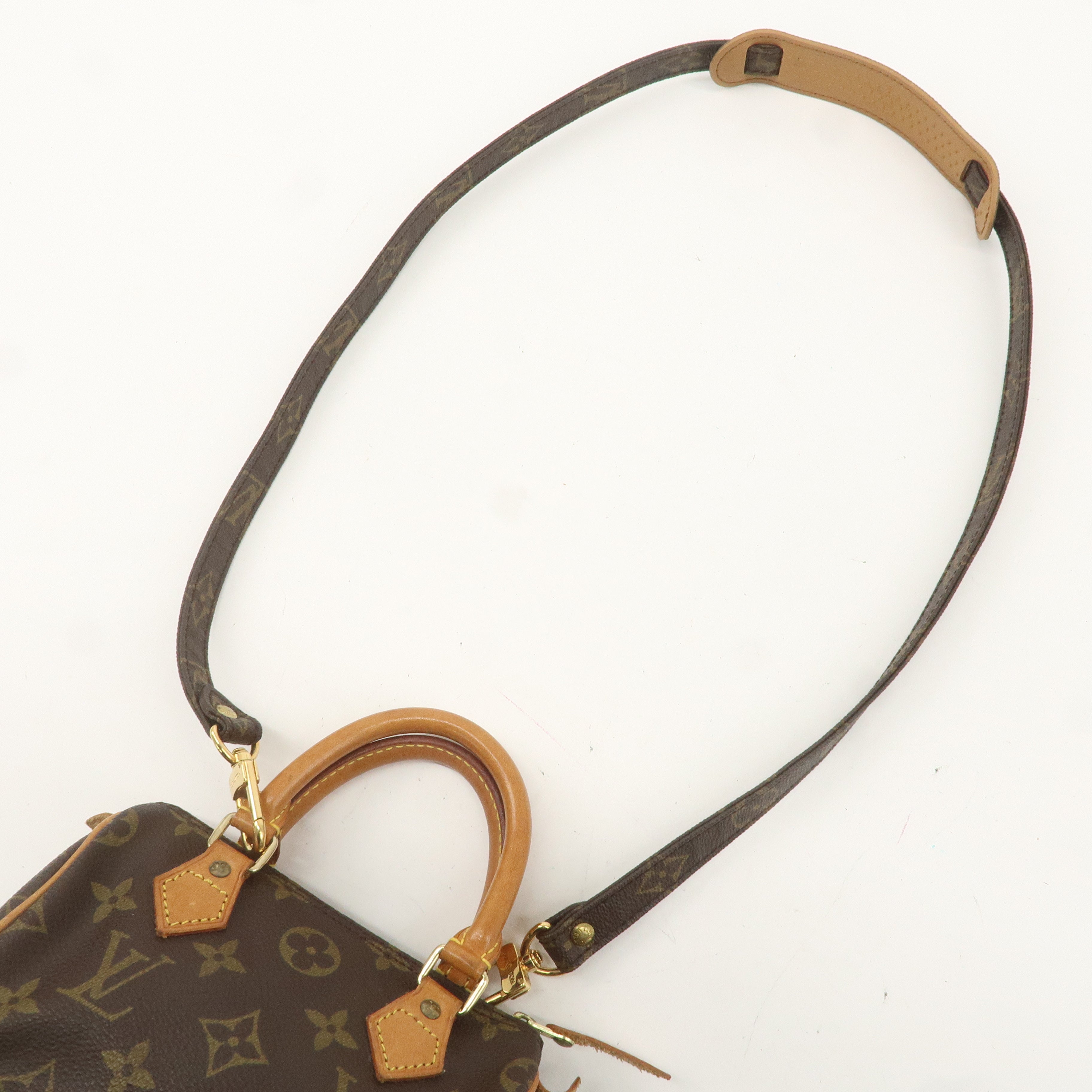 Louis Vuitton Monogram Mini Speedy 
Strap M41534 J75011