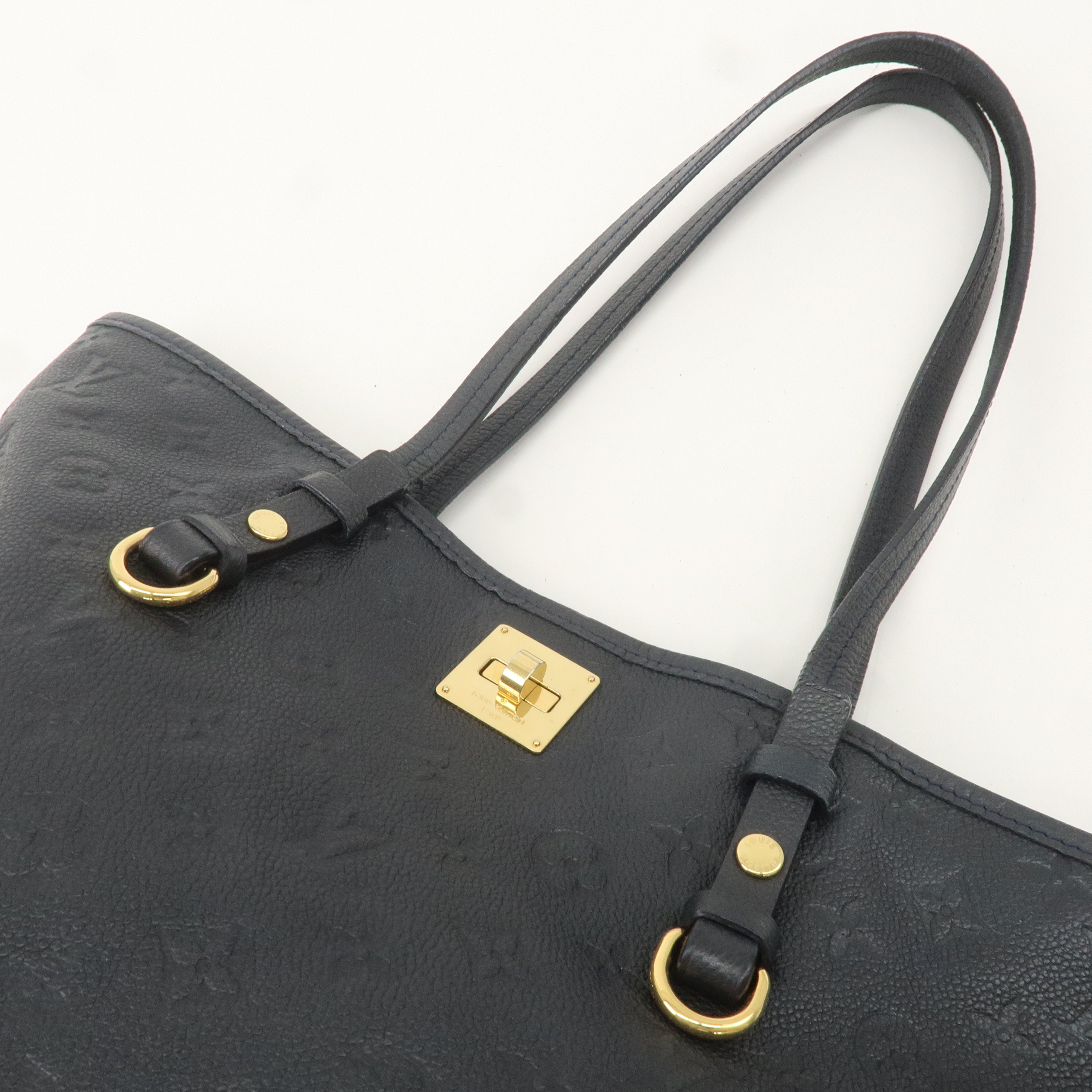 Louis Vuitton Monogram Empreinte Citadin PM Tote Bag Noir M40517