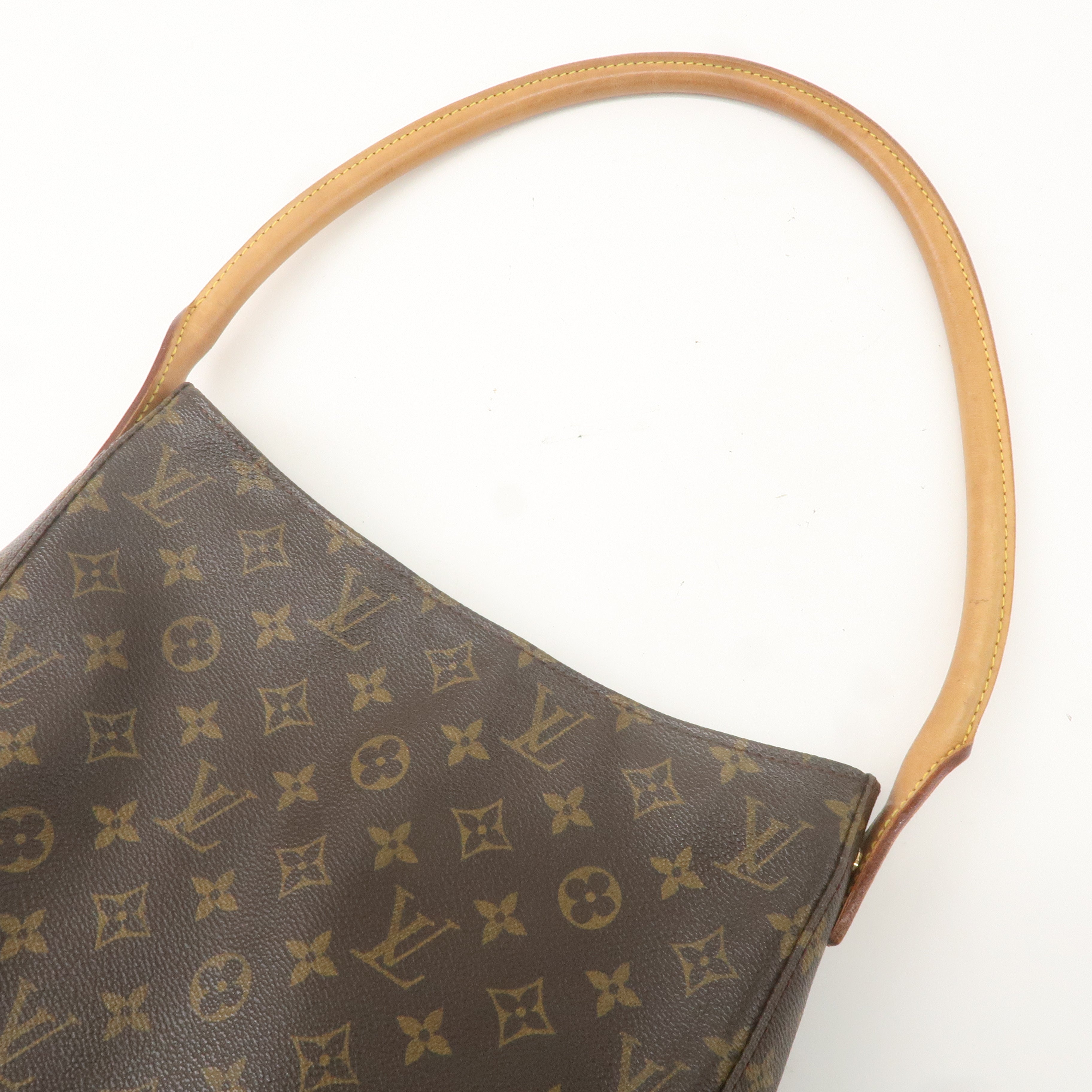 Louis Vuitton Monogram Looping GM Shoulder Bag Brown M51145