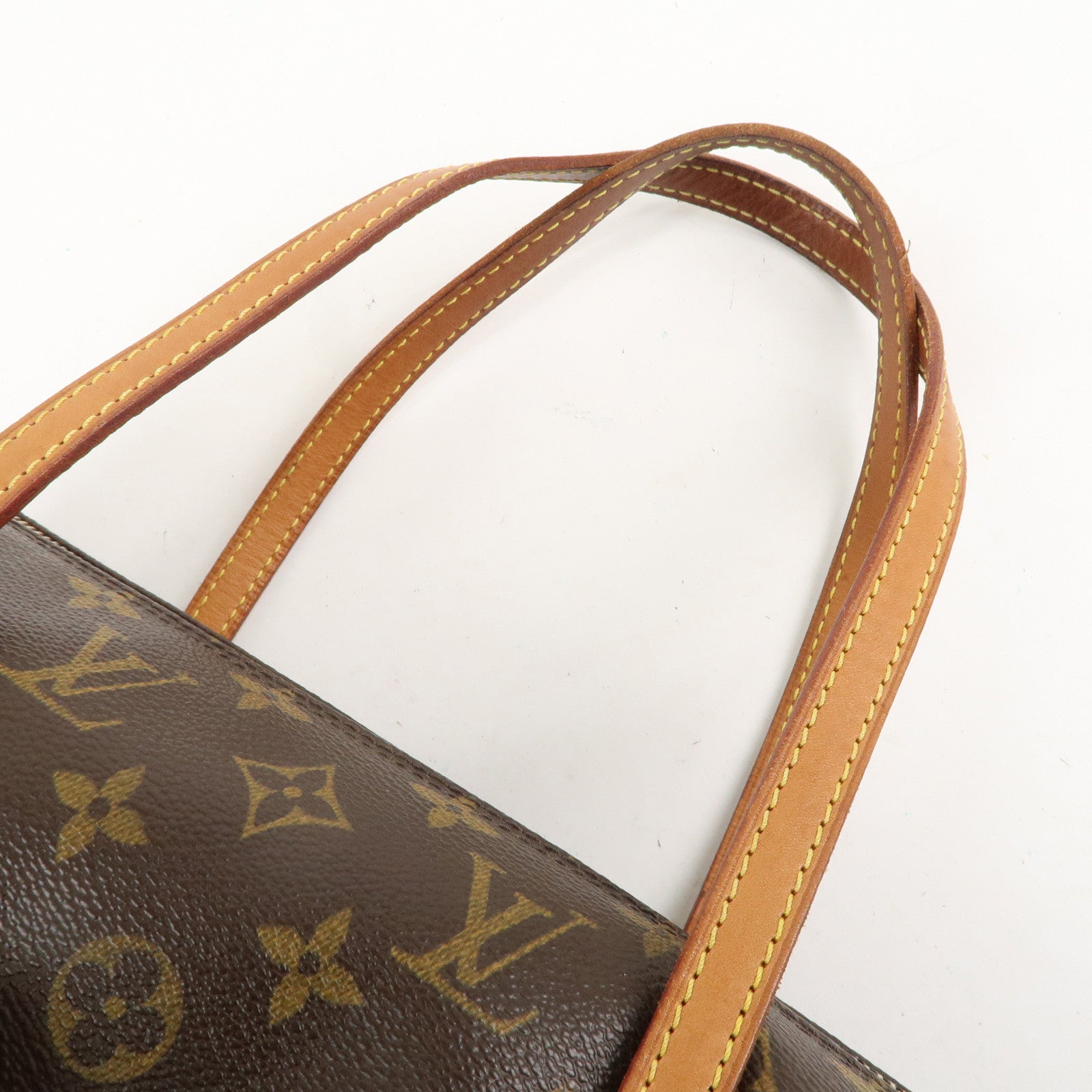 Louis Vuitton Monogram Papillon 30 Hand Bag Brown M51385