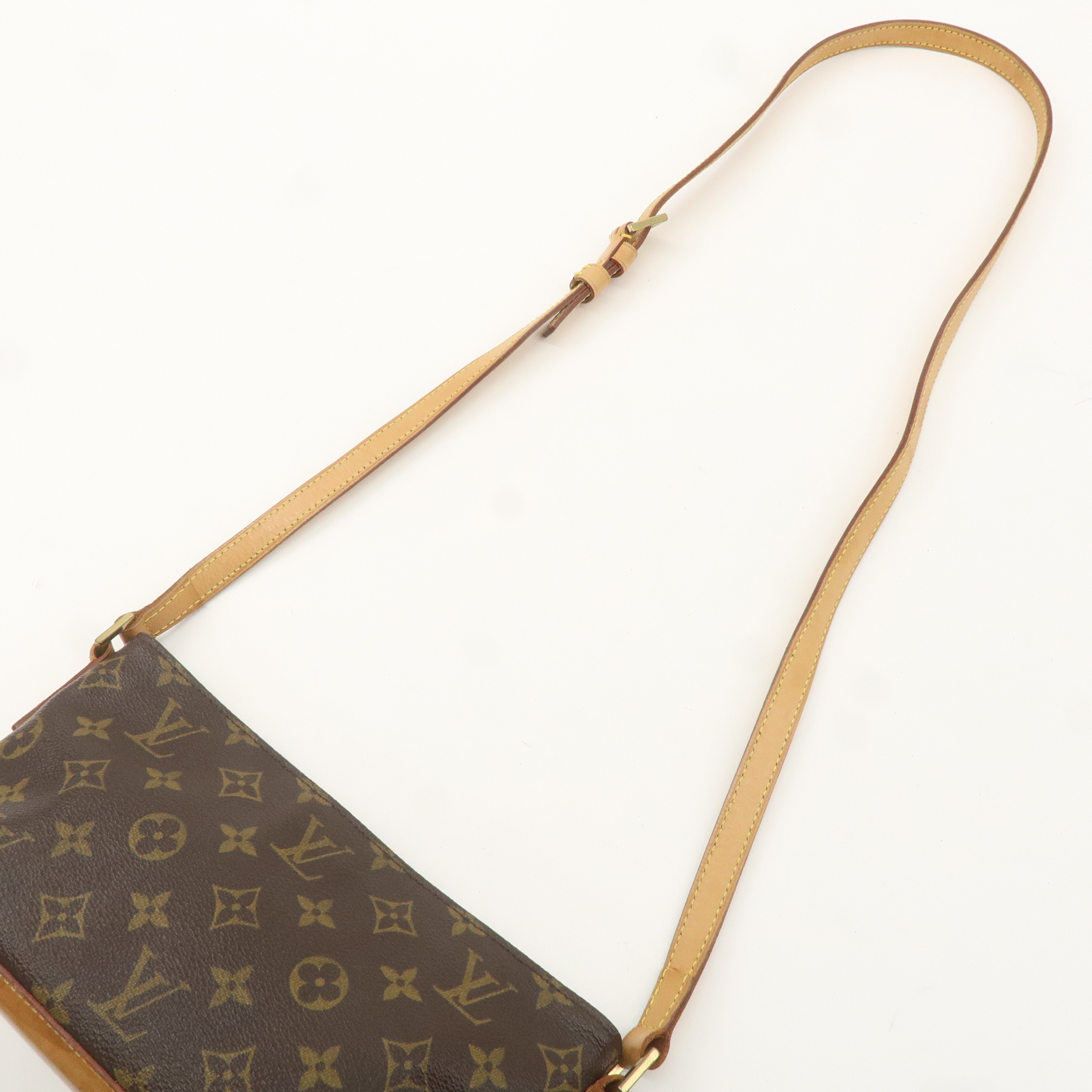 Louis Vuitton Monogram Trotteur Shoulder Bag Brown M51240