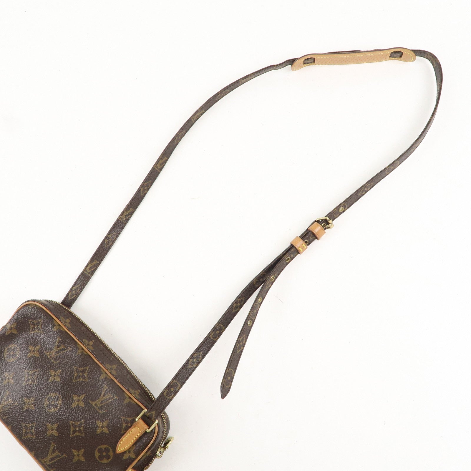 Louis Vuitton Monogram Pochette Marly Bandouliere Brown M51828