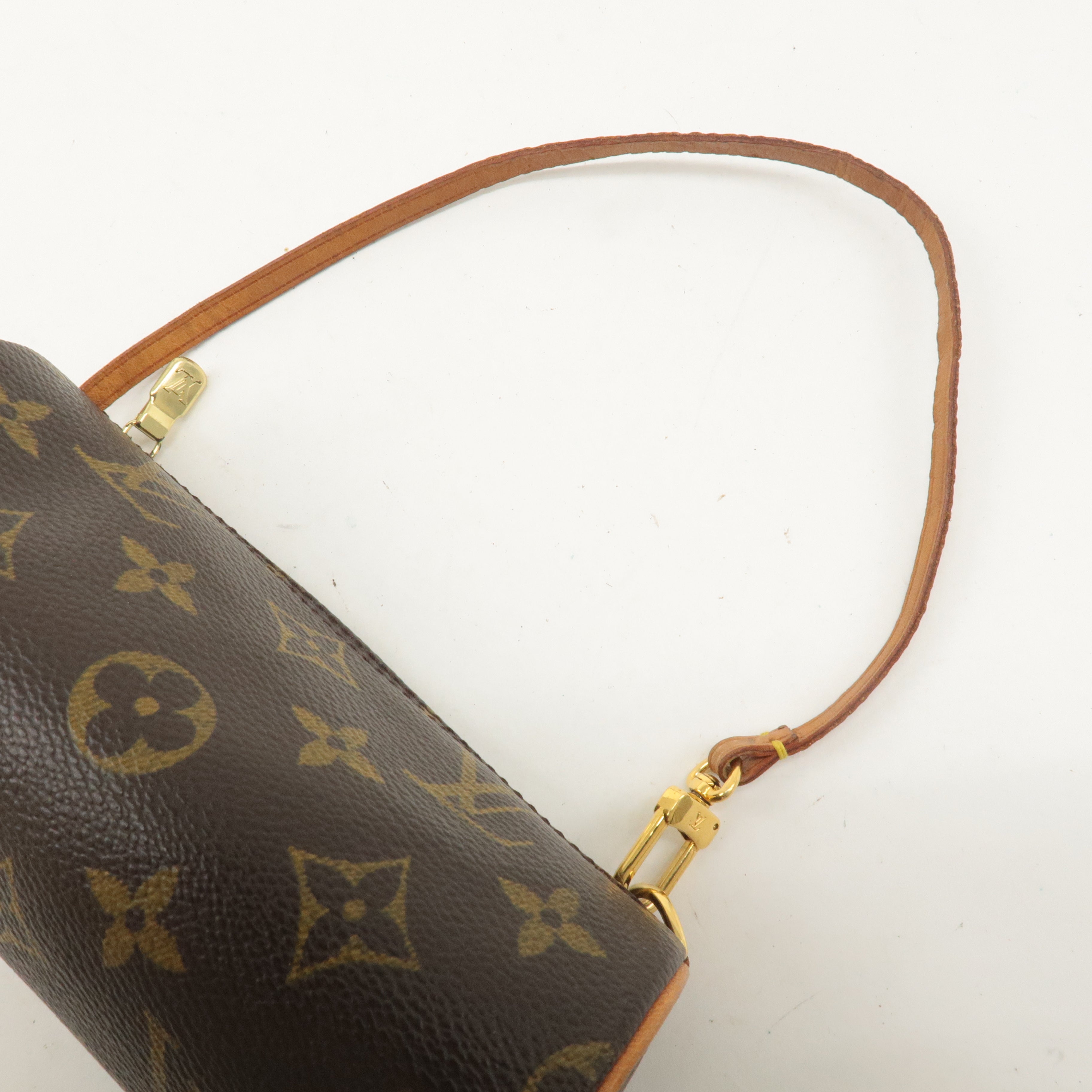 Louis Vuitton Monogram Mini Pouch for Papillon Bag Brown