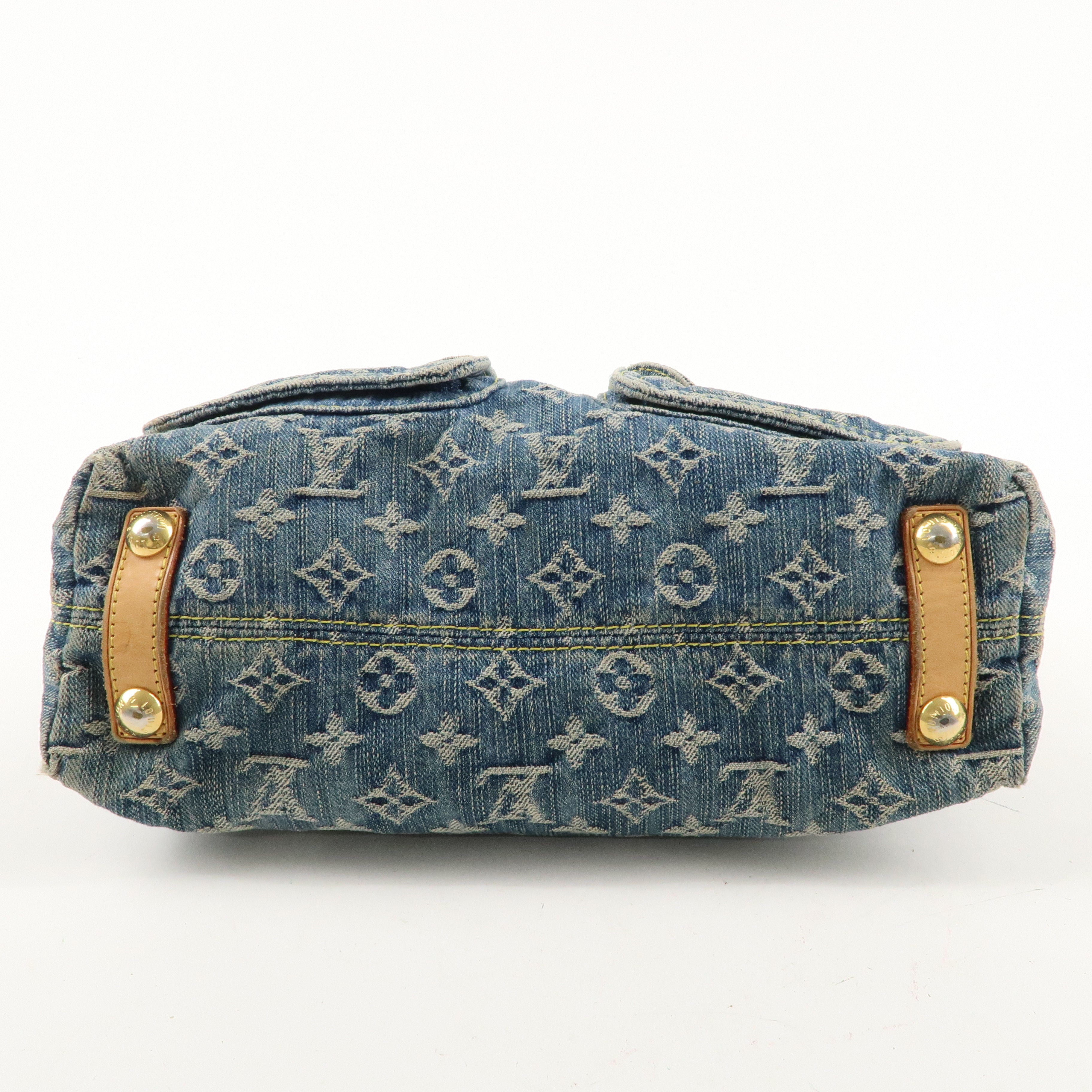 Louis Vuitton Monogram Denim Baggy PM Shoulder Bag M95049