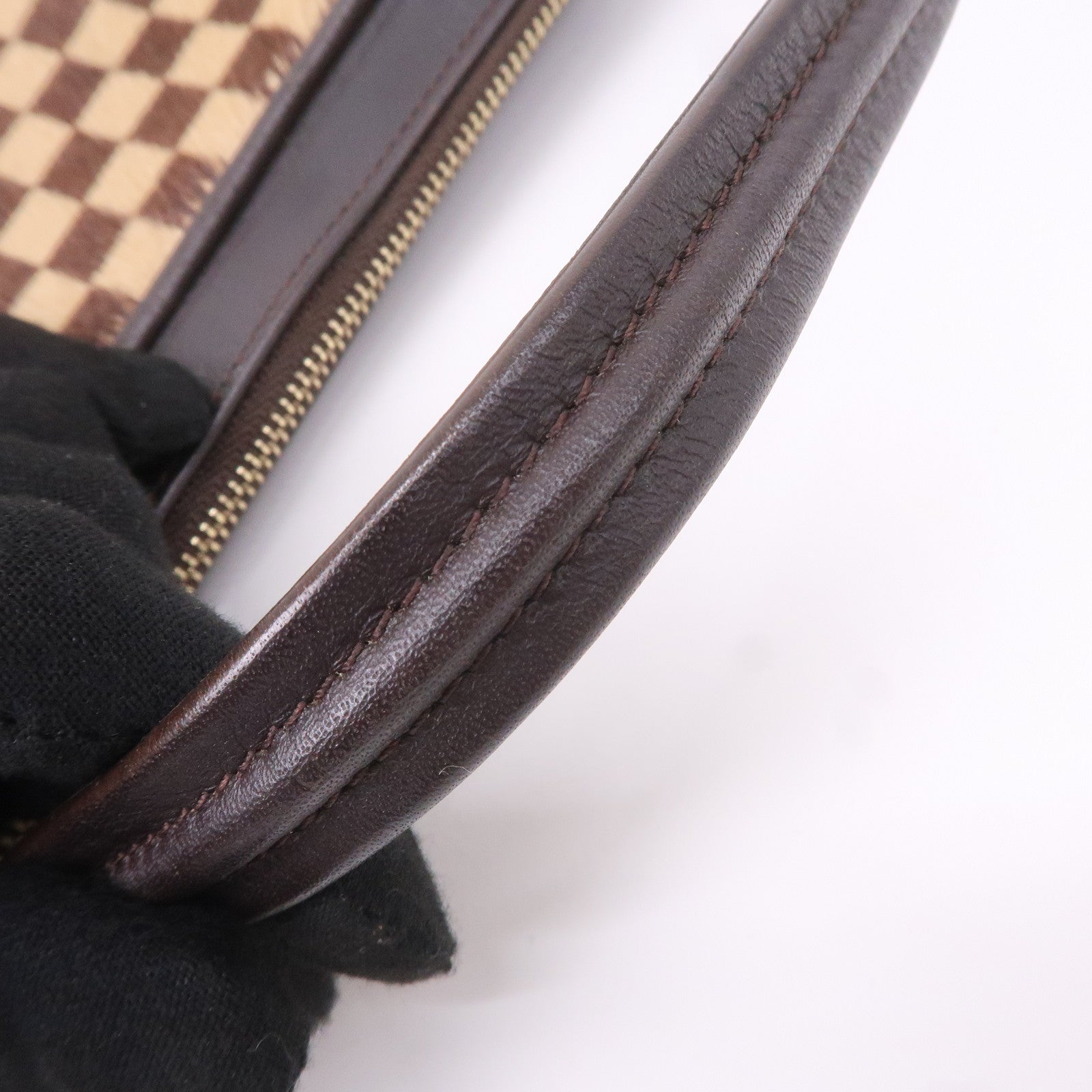 Louis Vuitton Damier Sauvage Tiger Hand Bag Brown M92132