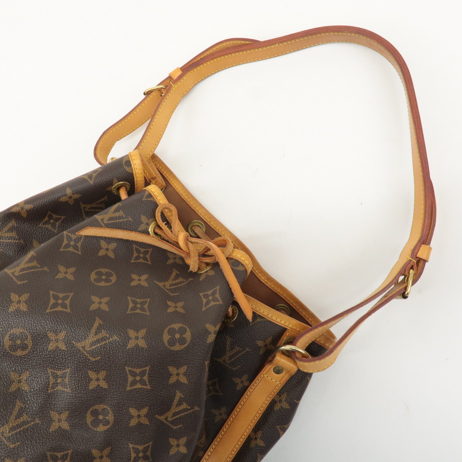 Louis Vuitton Monogram Noe Shoulder Bag Hand Bag Brown M42224