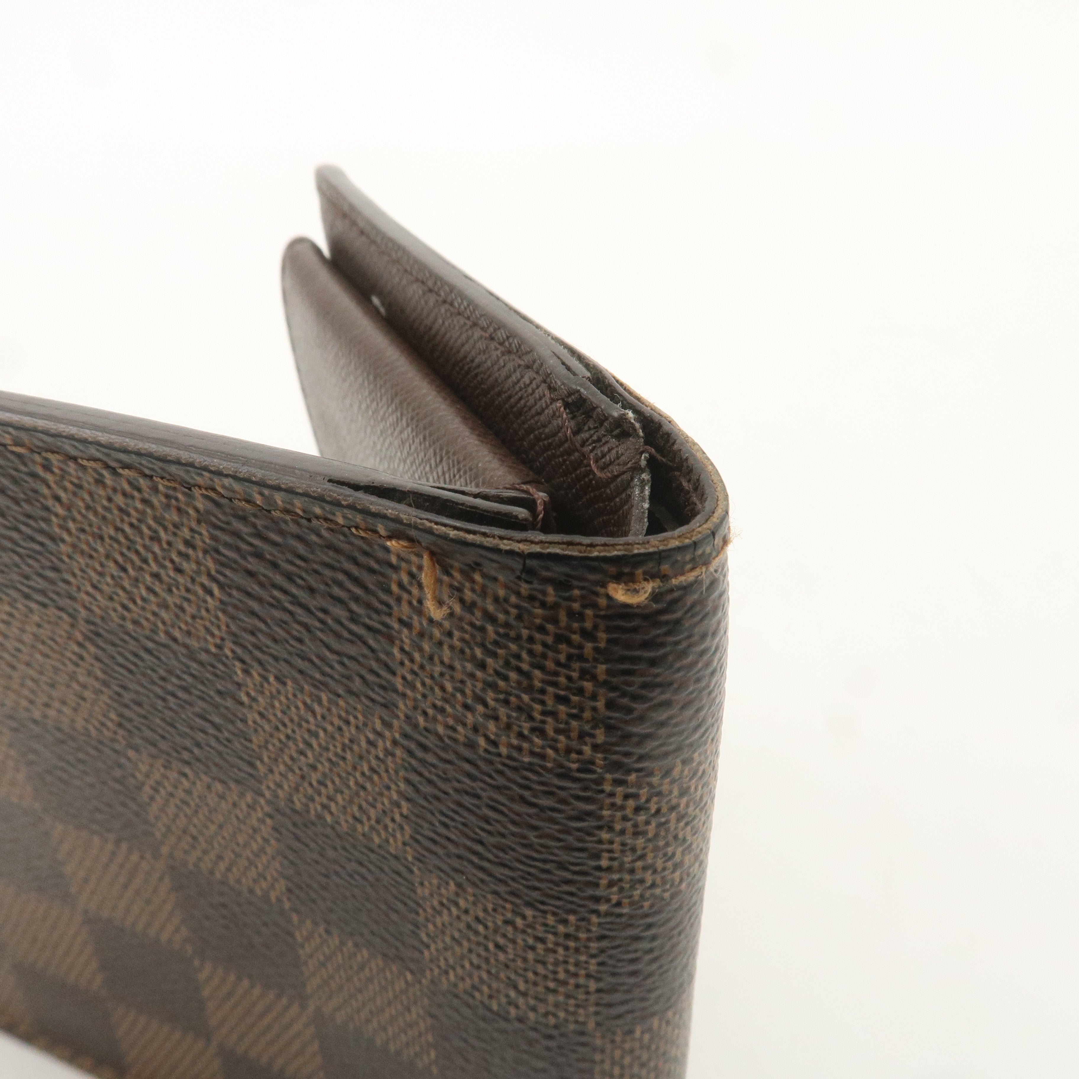 Louis Vuitton Damier Ebene Portefeuille Marco Wallet N61675