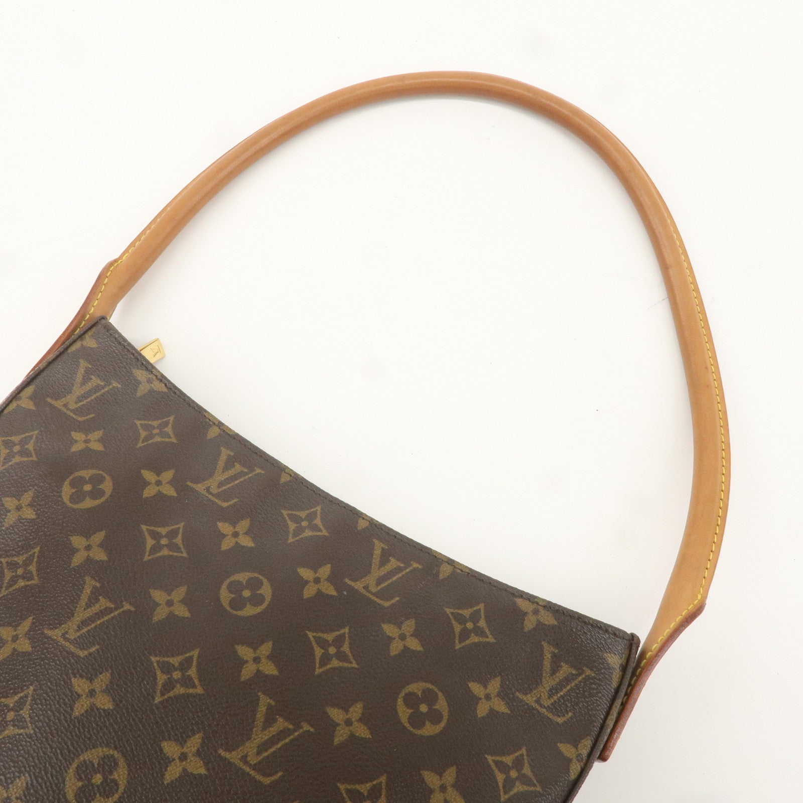 Louis Vuitton Monogram Looping GM Shoulder Bag Brown M51145