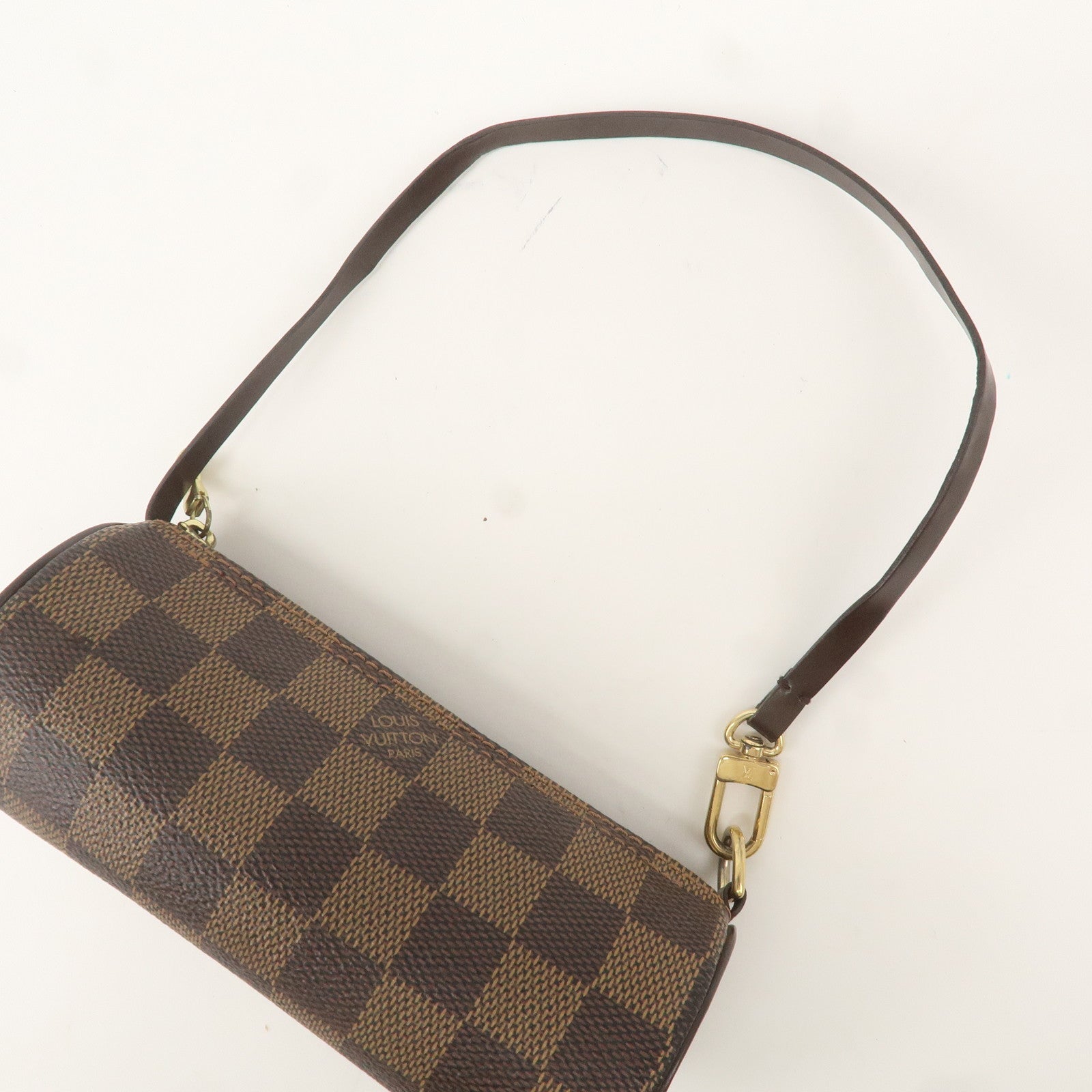 Louis Vuitton Damier Mini Pouch for Papillon Bag Brown