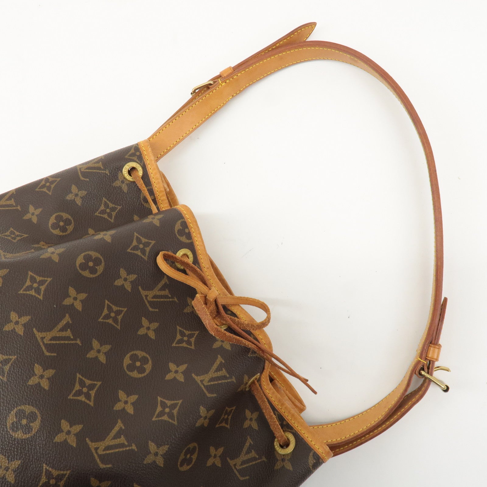 Louis Vuitton Monogram Noe Shoulder Bag Hand Bag Brown M42224