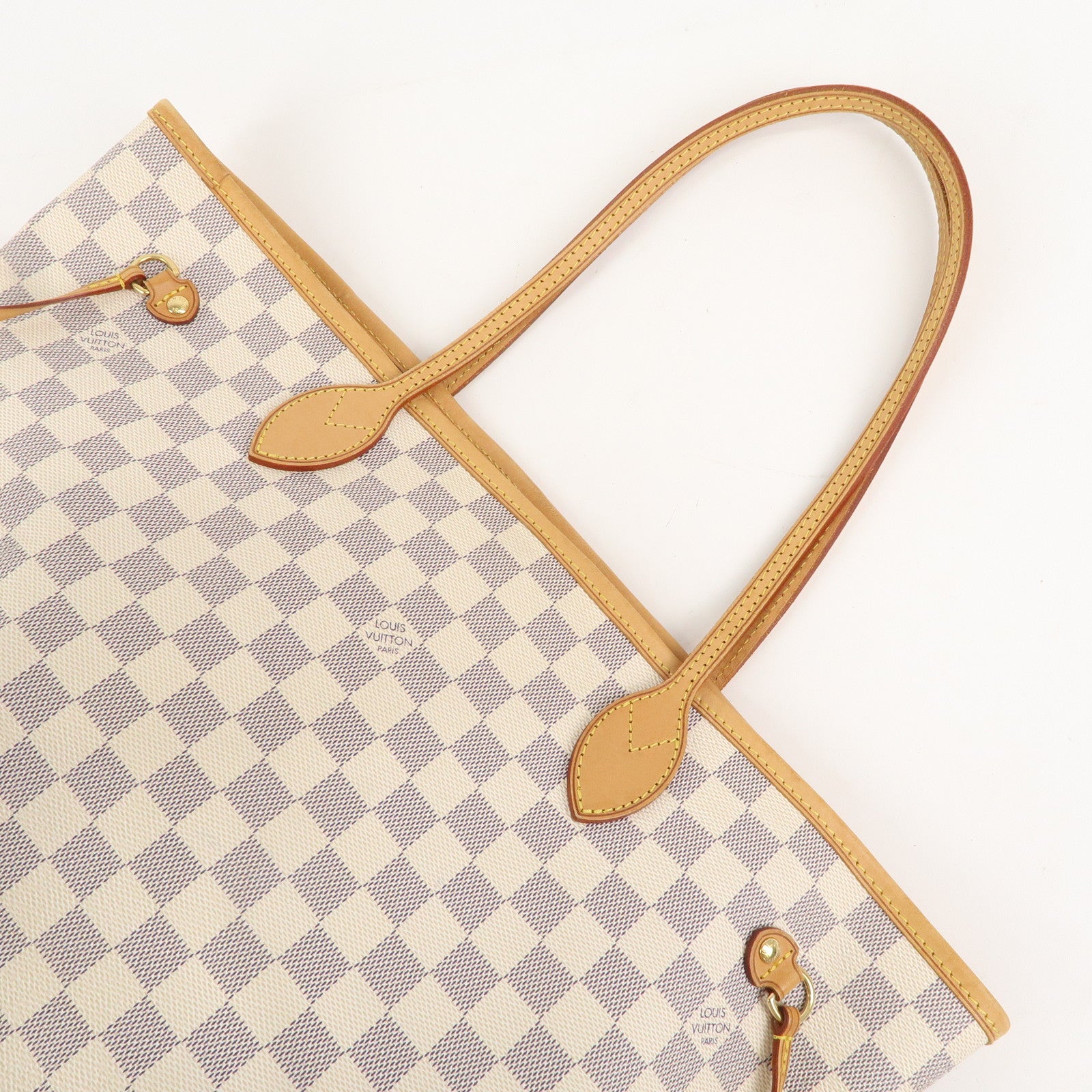 Louis Vuitton Damier Azur Neverfull MM Tote Bag N51107