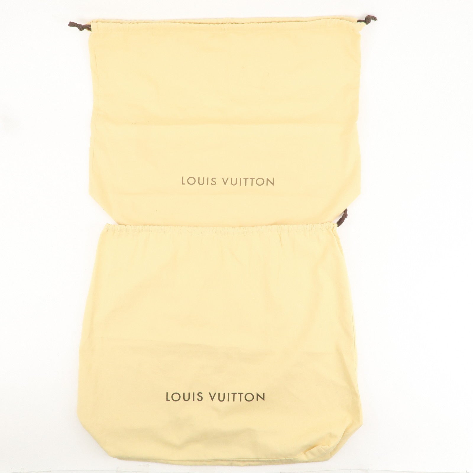 Louis Vuitton Set of 7 Storage Bag Dust Bag Drawstring Beige