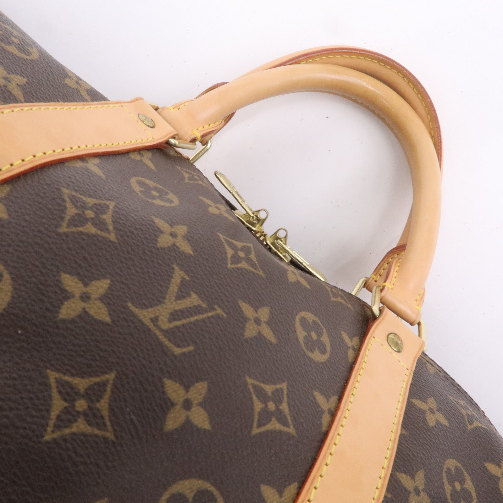 Louis Vuitton Monogram Keep All 60 Boston Bag Brown M41422