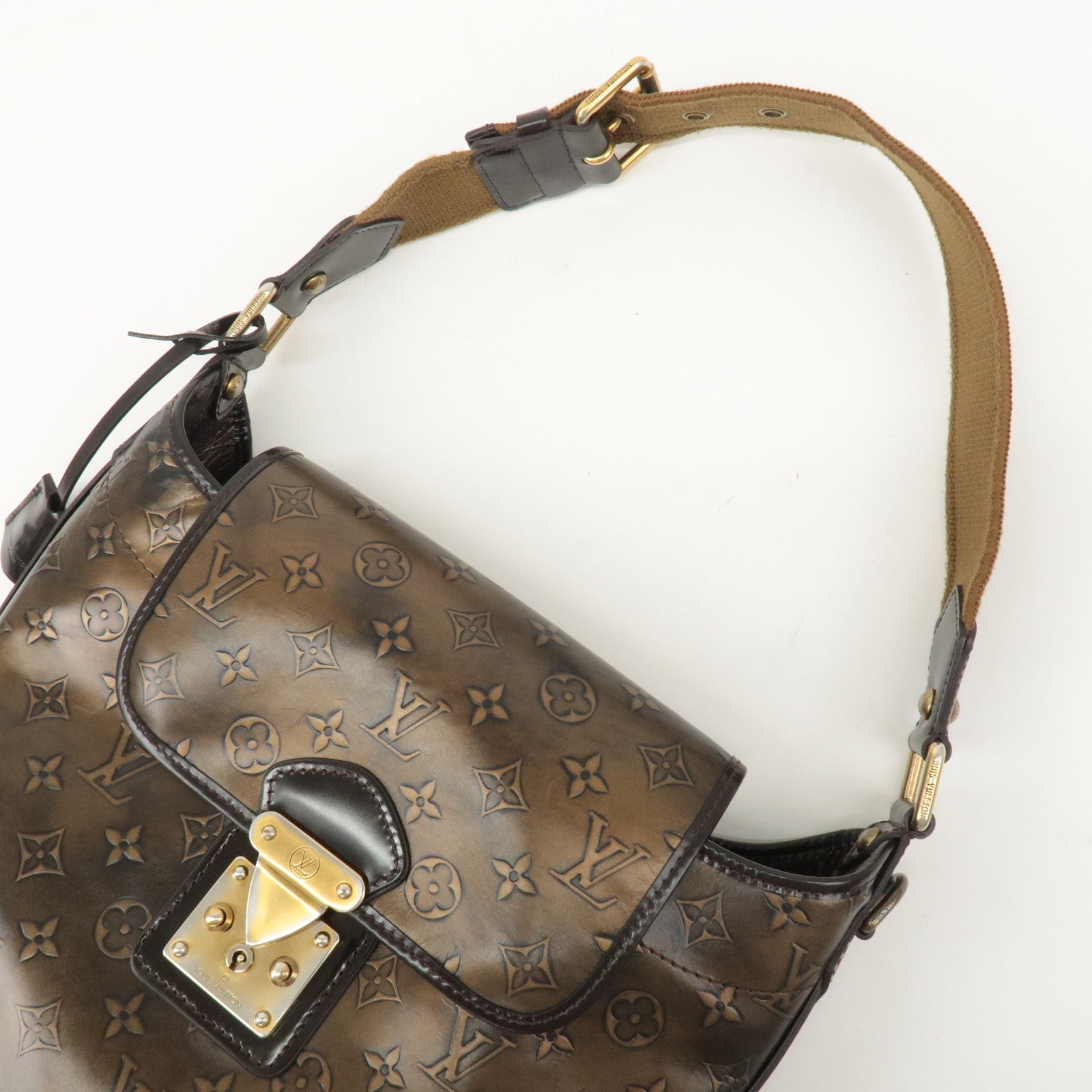 Louis Vuitton Monogram Bronze Sergent GM Shoulder Bag M95462