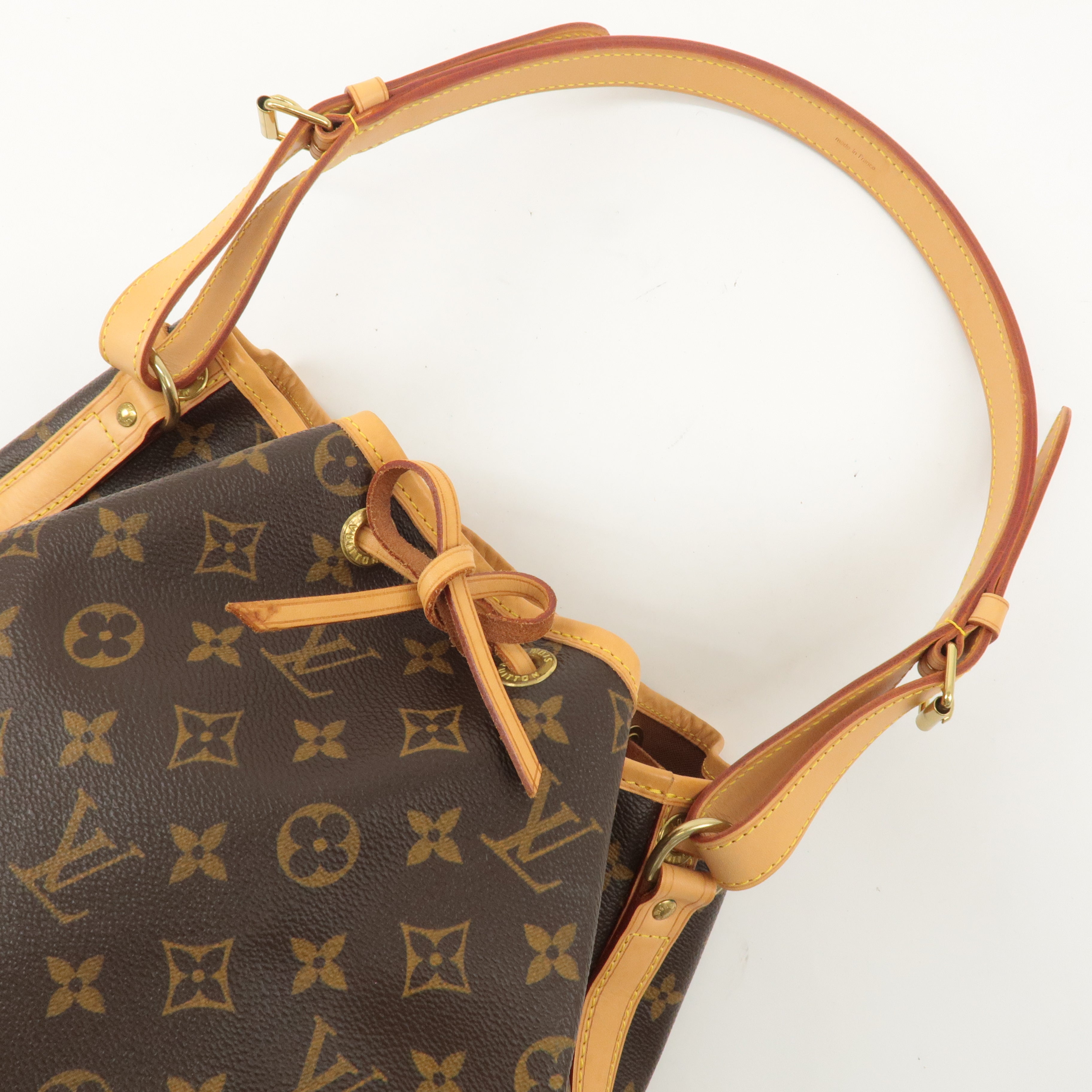 Louis Vuitton Monogram Noe Shoulder Bag Hand Bag Brown M42224