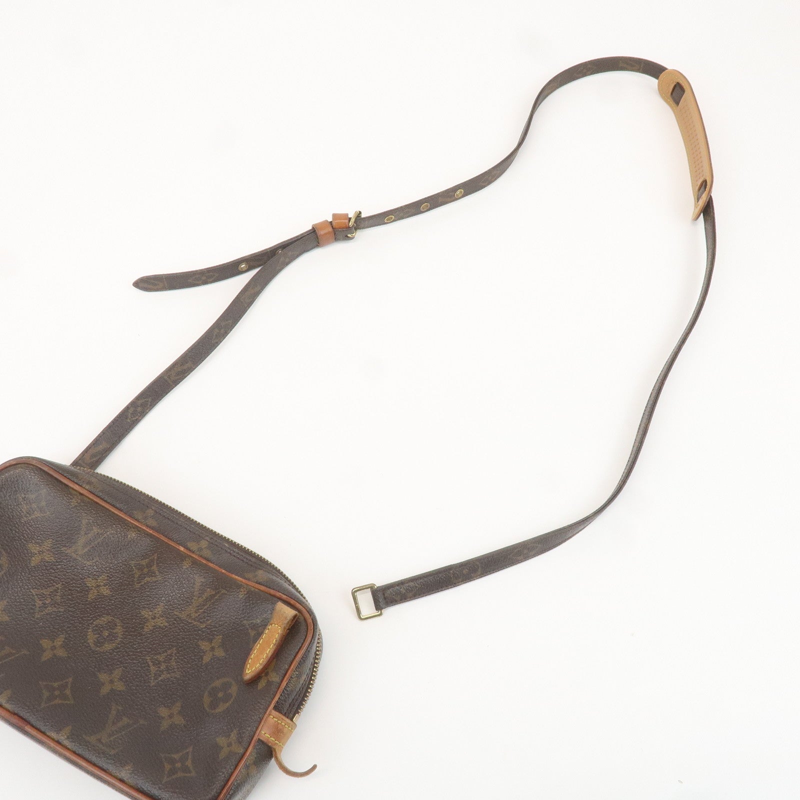 Louis Vuitton Monogram Pochette Marly Bandouliere Brown M51828