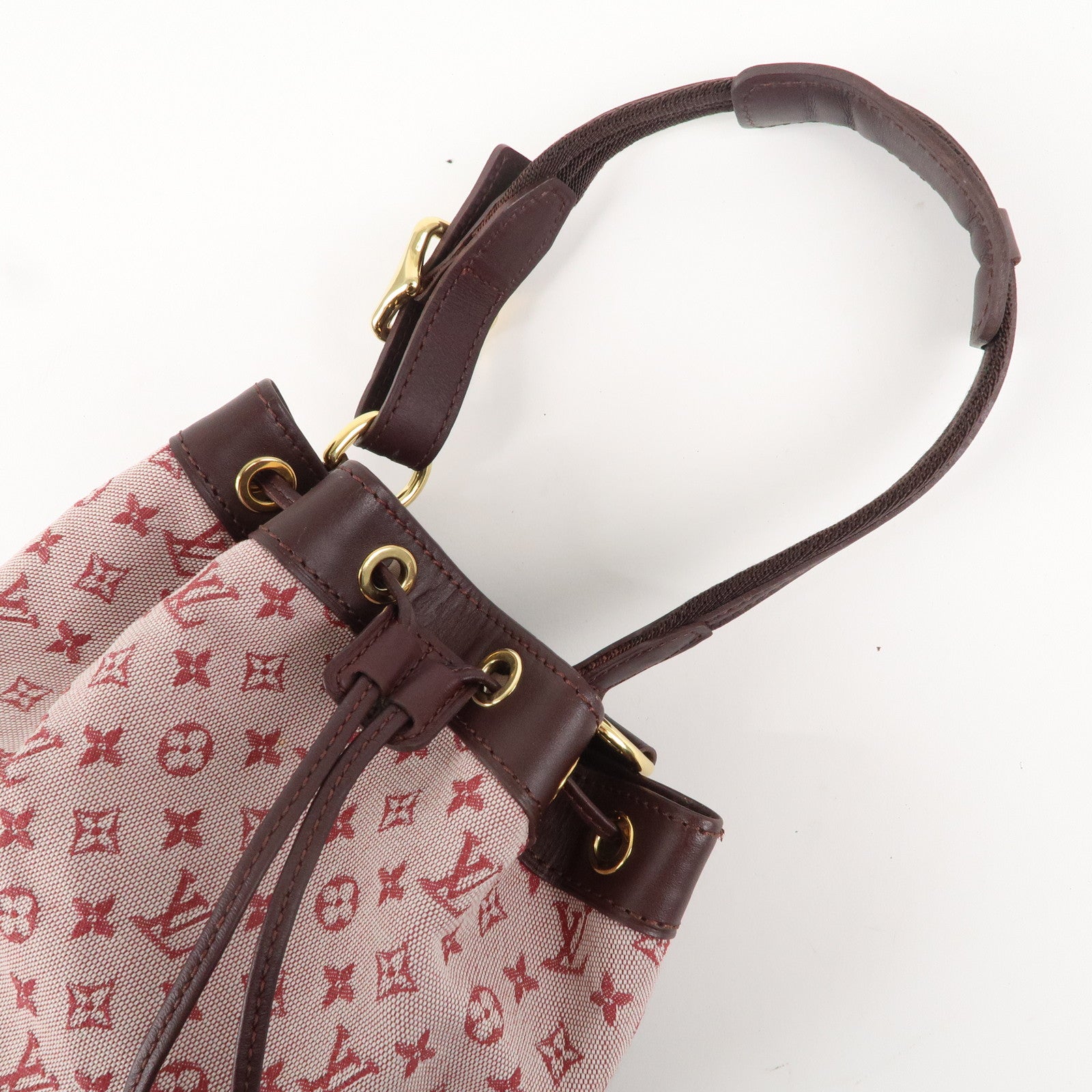 Louis Vuitton Monogram Mini Noelie Hand Bag Cerise M92686