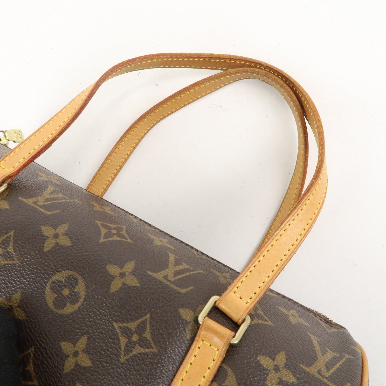 Louis Vuitton Monogram Papillon 26 Hand Bag Brown M51386