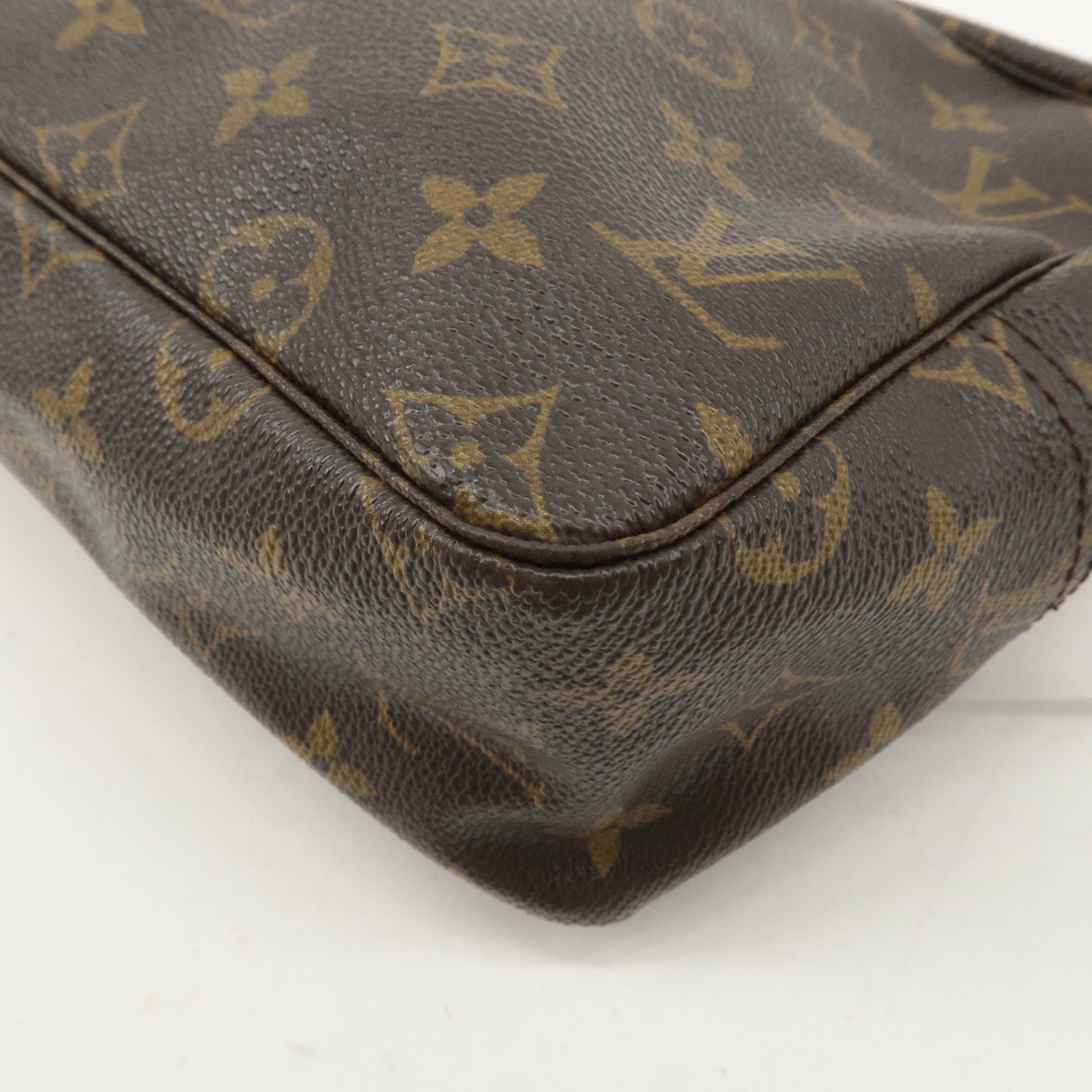 Louis Vuitton Monogram Trousse Toilette 28 Pouch Brown M47522