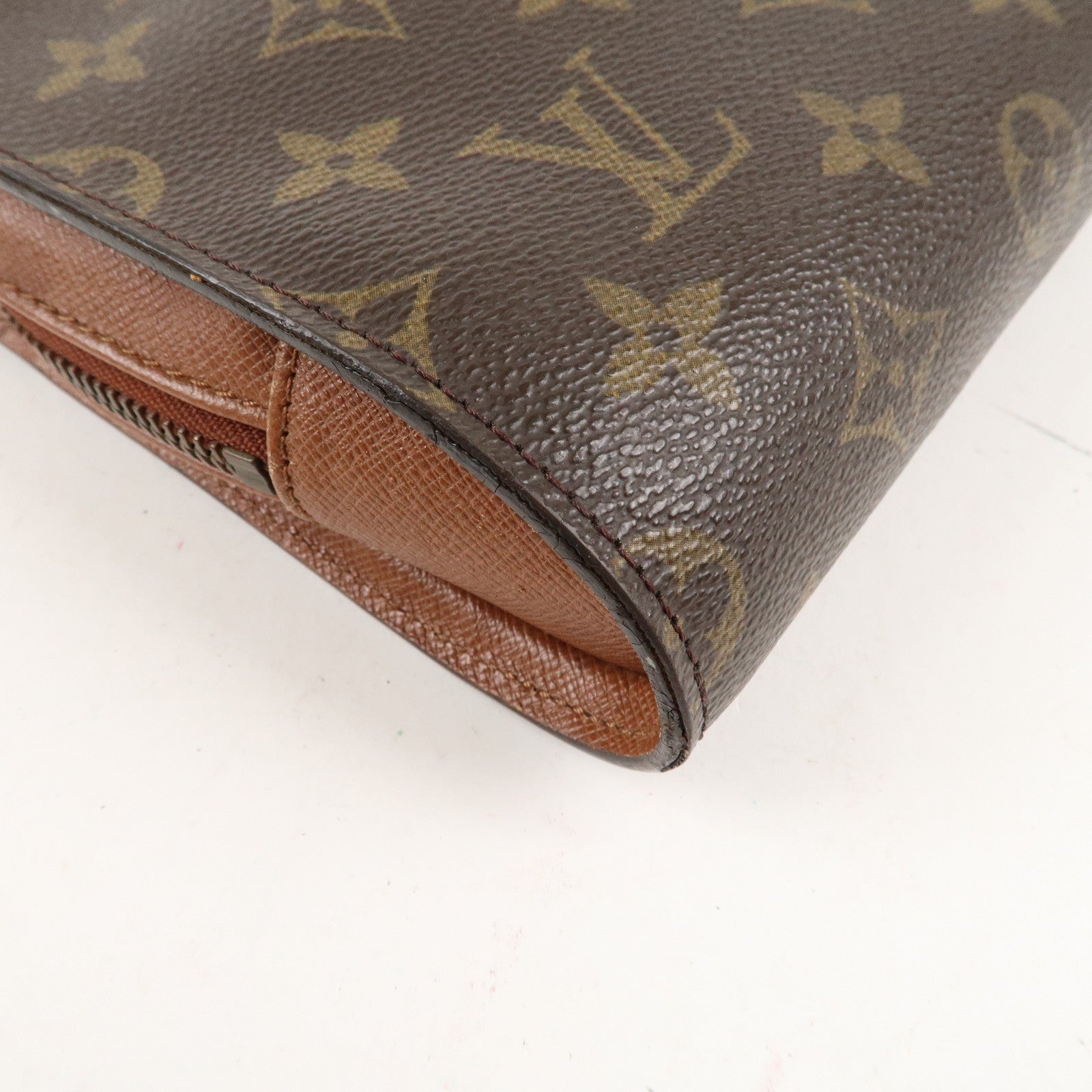 Louis Vuitton Monogram Orsay Clutch Bag Pouch Brown M51790