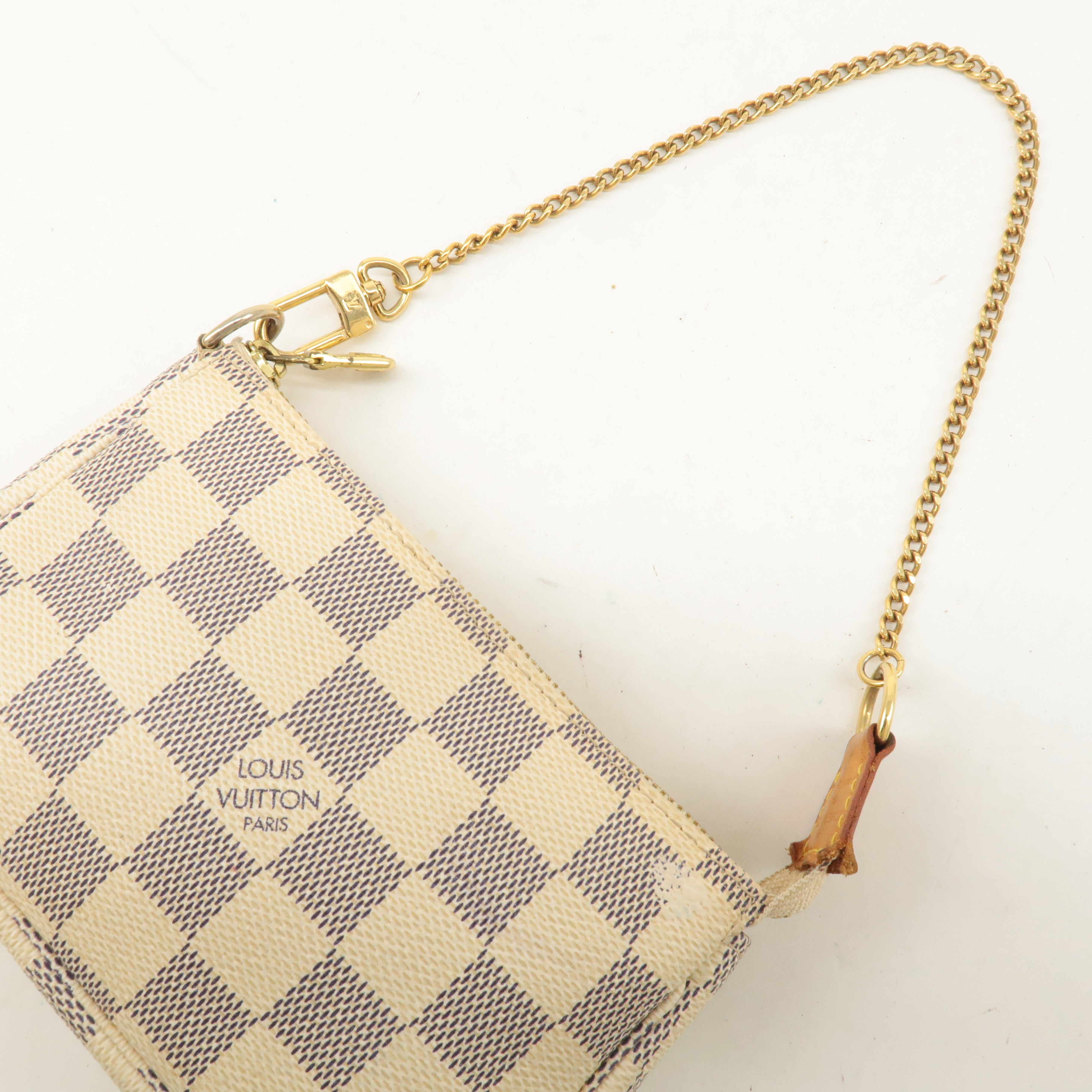 Louis Vuitton Damier Azur Mini Pochette Accessoires Pouch N58010