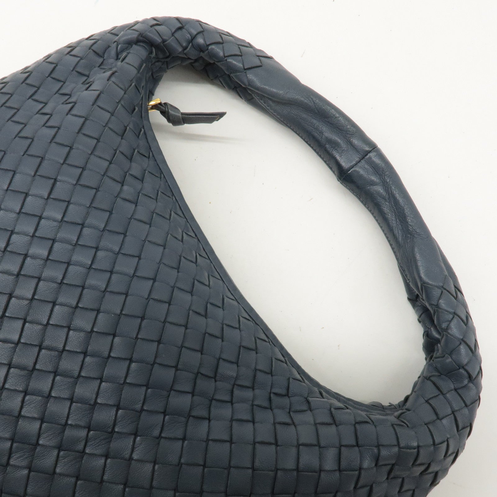 BOTTEGA VENETA Hobo Intrecciato Leather Shoulder Bag 115653