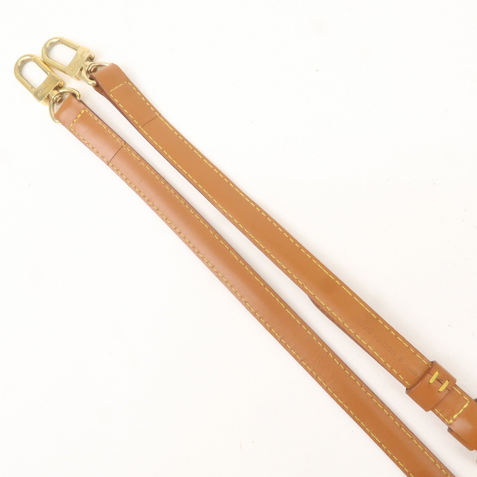 Louis Vuitton Leather Shoulder Strap for Epi Bag Zipang Gold