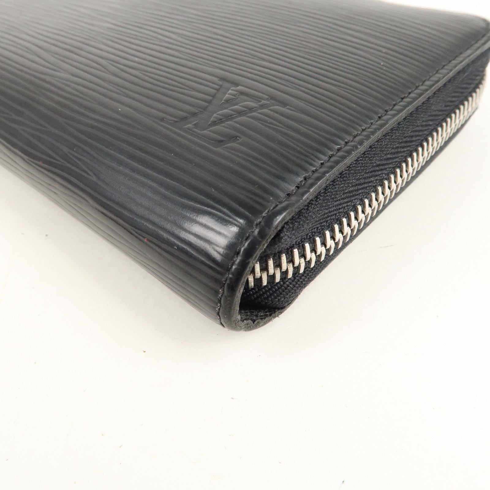 Louis Vuitton Epi Zippy Wallet Zip Round Long Wallet Black M60072