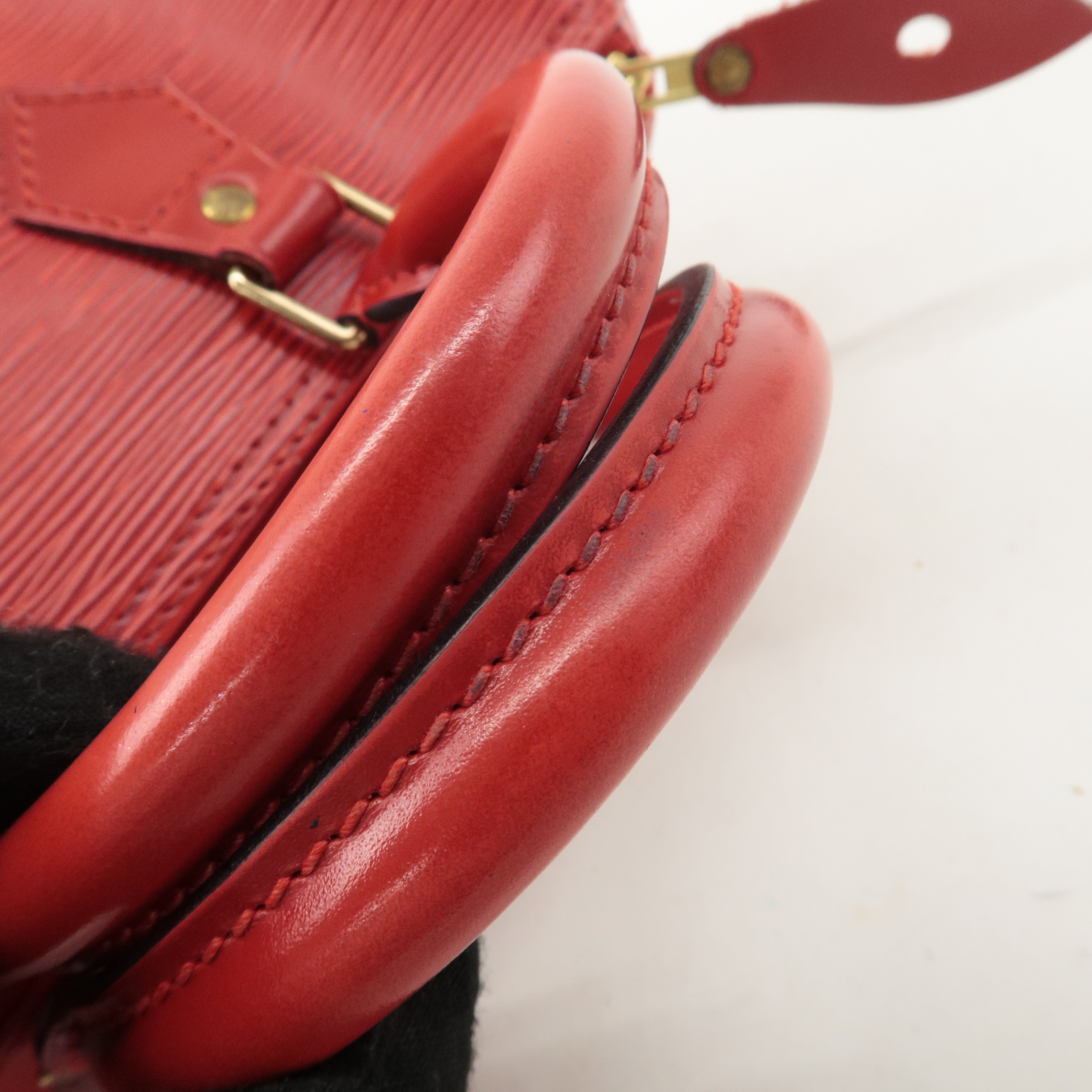 Louis Vuitton Epi Speedy 25 Hand Bag Castilian Red M43017