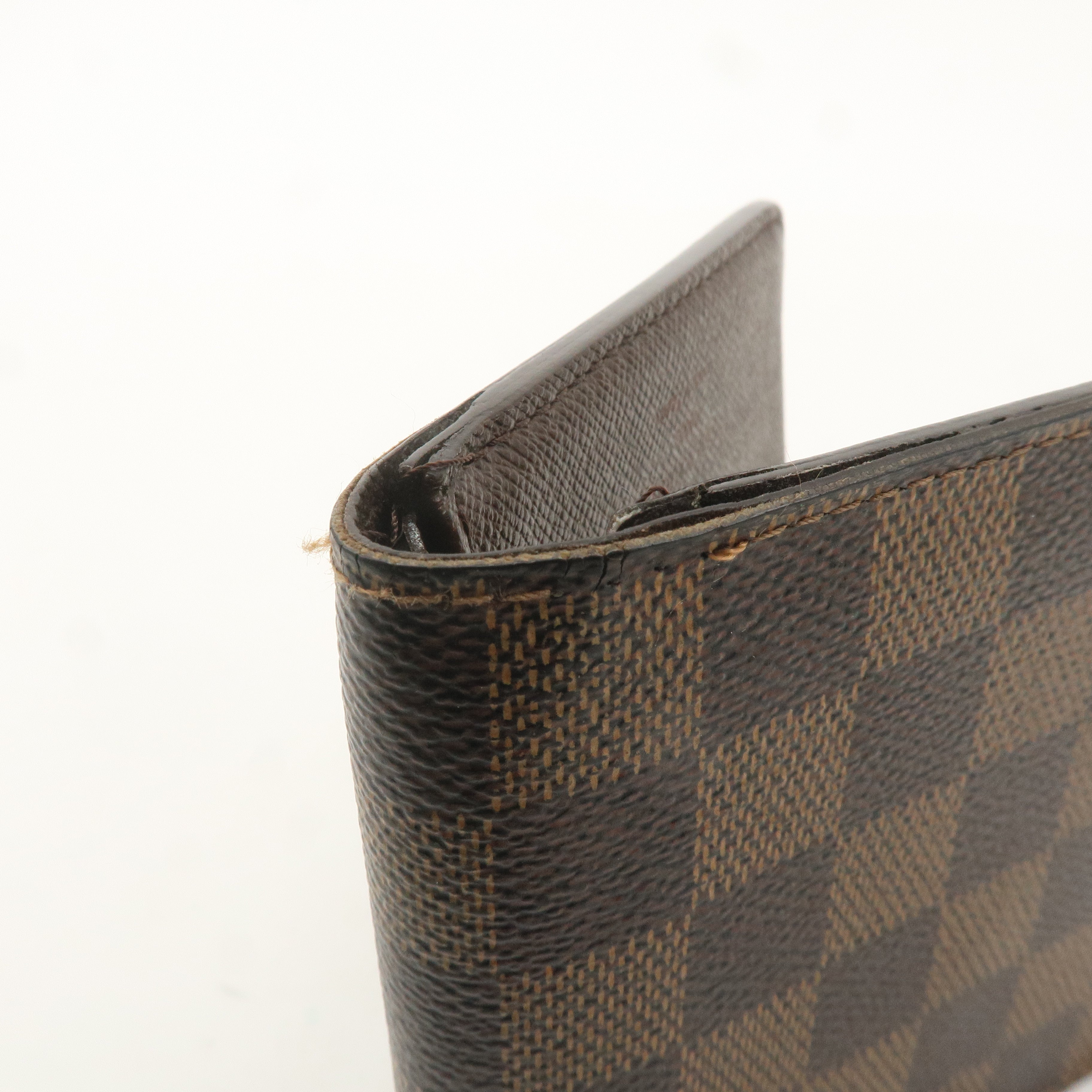 Louis Vuitton Damier Ebene Portefeuille Marco Wallet N61675